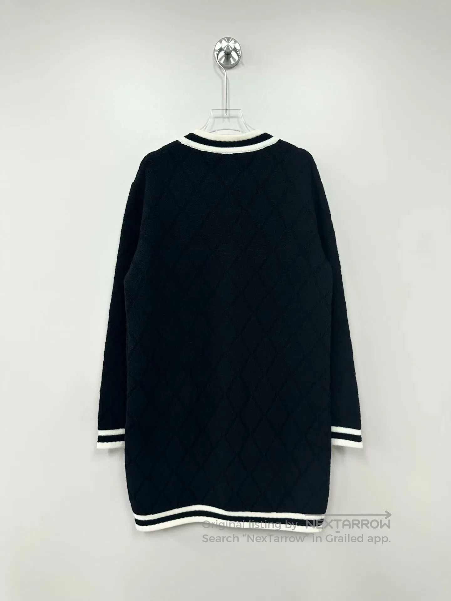 Gucci Guicci Black Diamond Wool Double G Single Breasted Dress| Size S / US 4 / IT 40 - 2 Thumbnail