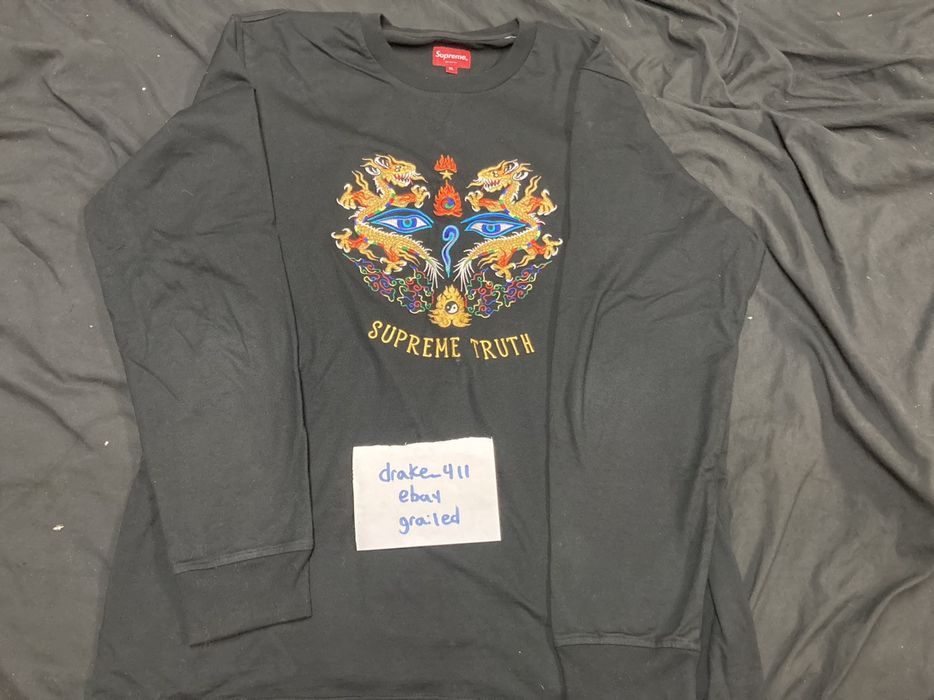 Supreme Supreme Supreme Truth Long Sleeve SS17 XL Grailed