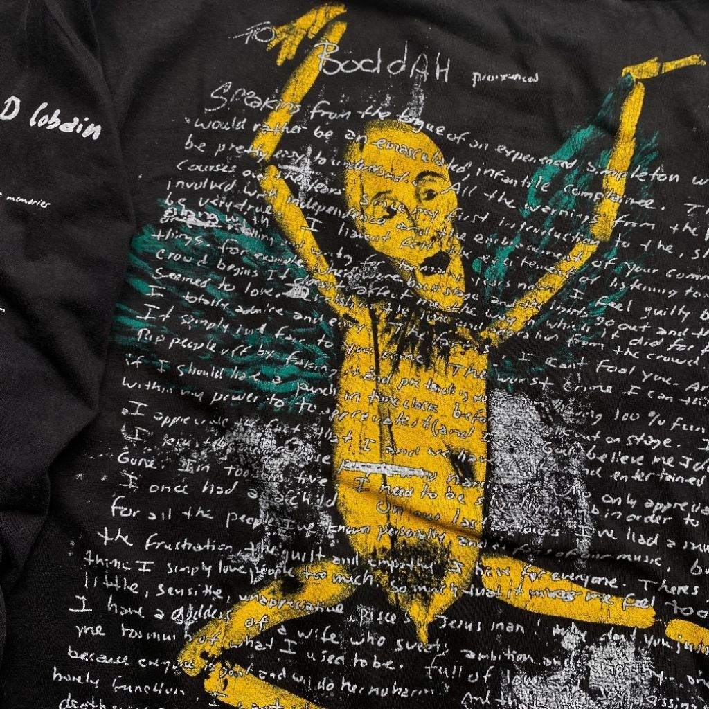 FOR OTHERS Fansmade Tribute Kurt Cobain Memorial Art Size US XL / EU 56 / 4 - 3 Thumbnail