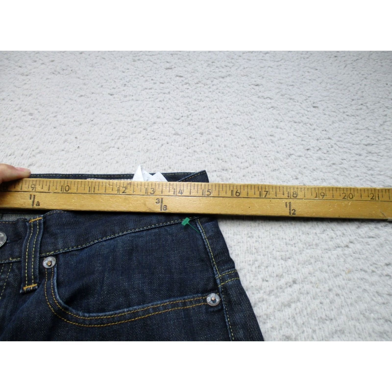 G-Star G Star Jeans Mens 30 Blue 3301 Straight Blue Raw Denim Casual Preppy Size US 30 / EU 46 - 4 Thumbnail