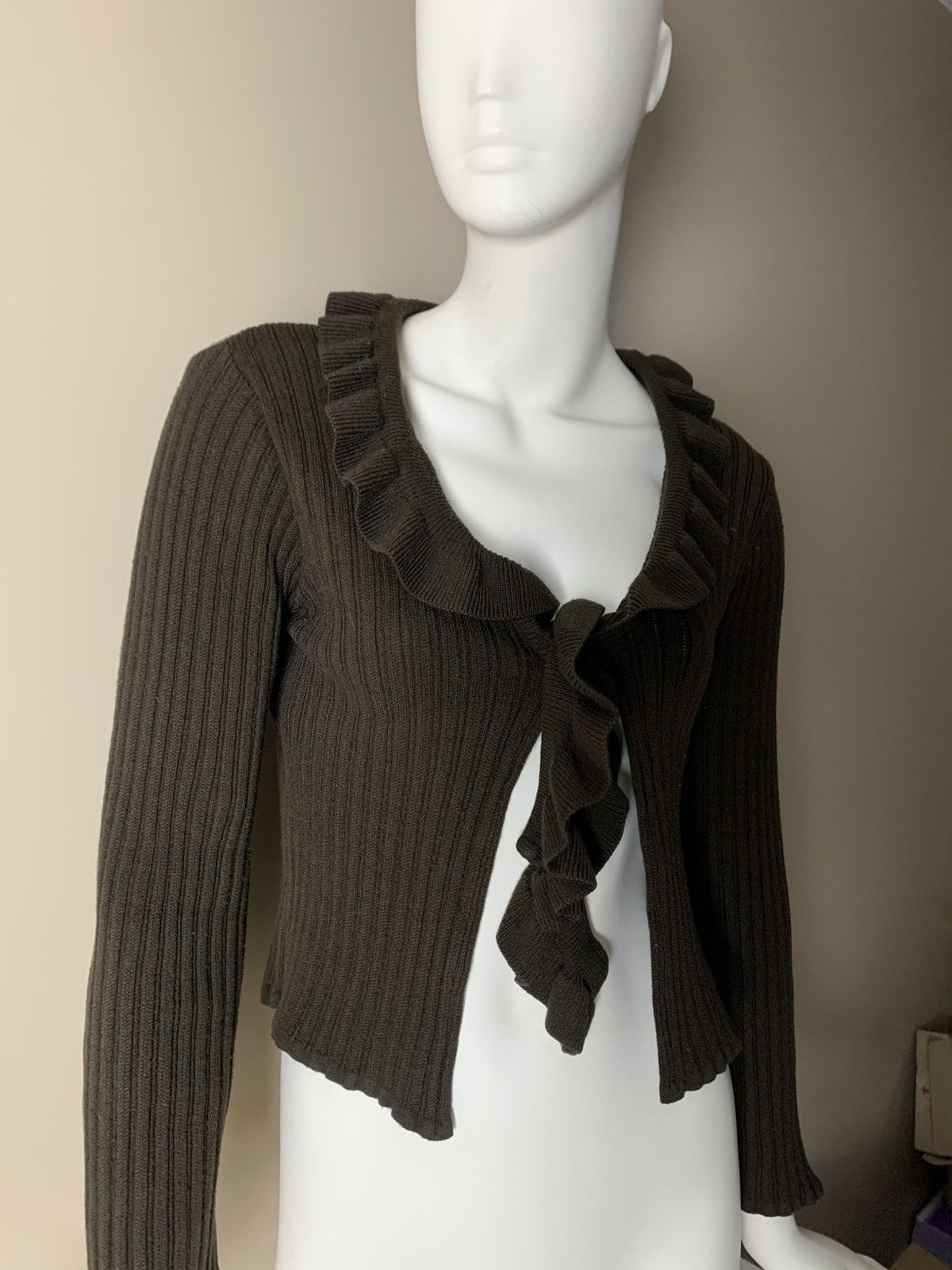 If Six Was Nine VINTAGE CROPPED BOLERO CACHE CACHE SWEATER Size M / US 6-8 / IT 42-44 - 7 Thumbnail