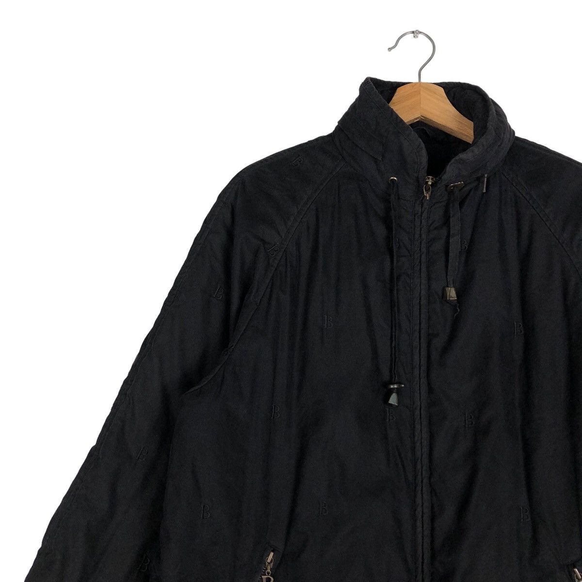 Burberry 🔥Vintage Long Jacket Rich Black Nova Check Burberry London Size US M / EU 48-50 / 2 - 7 Thumbnail