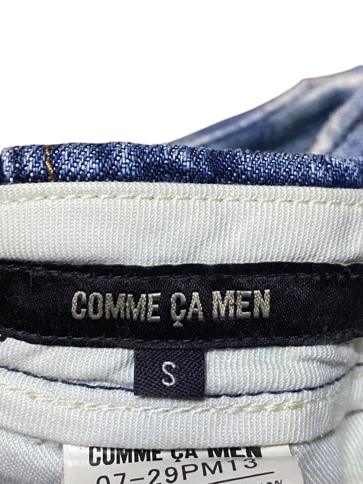 Comme des Garcons Homme Vintage Japanese Brand Comme Ca Men Faded Slim Jeans Size US 30 / EU 46 - 11 Thumbnail