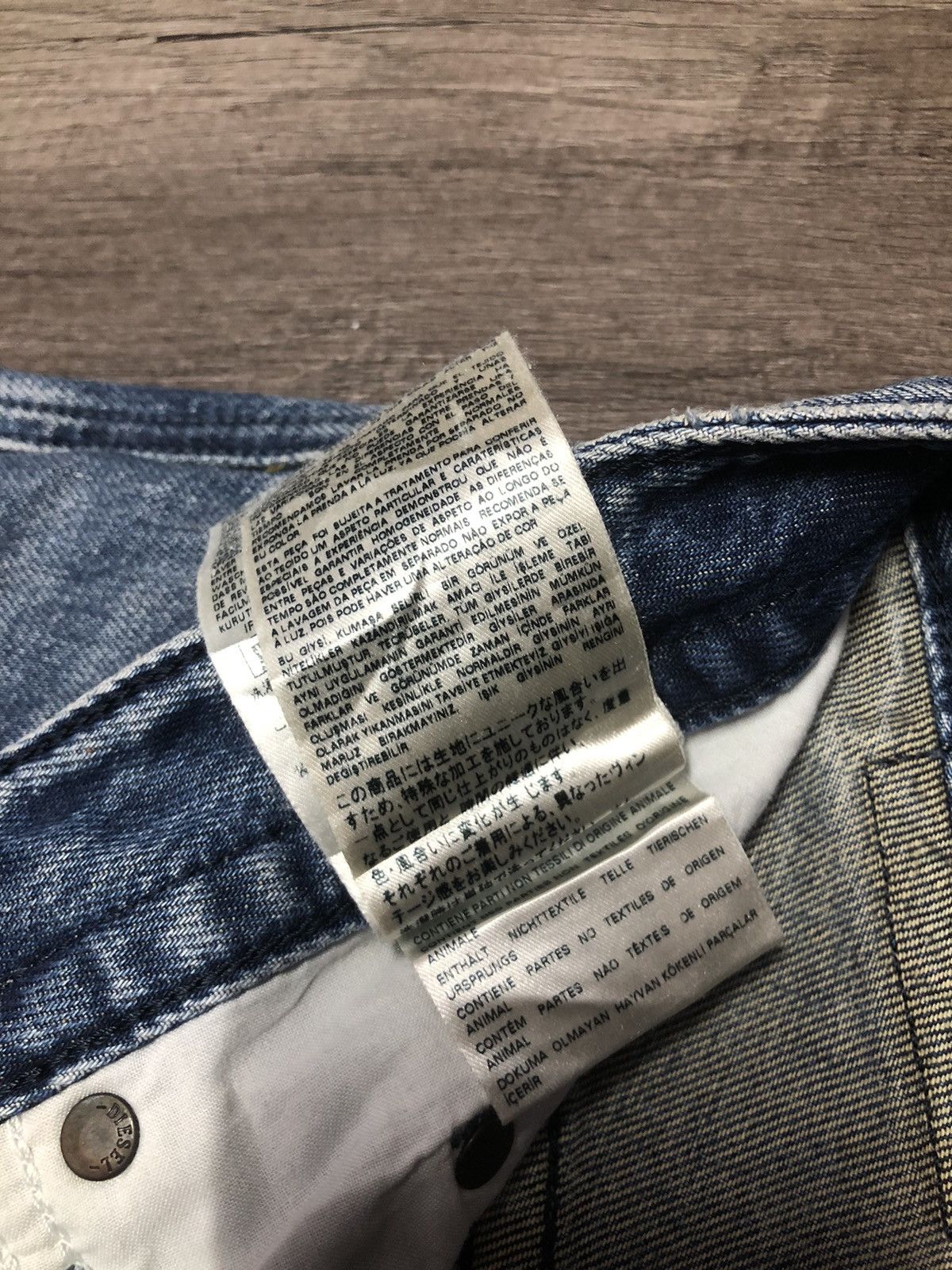 Diesel × Vintage Vintage Diesel Industry Distressed Denim Size US 34 / EU 50 - 20 Thumbnail