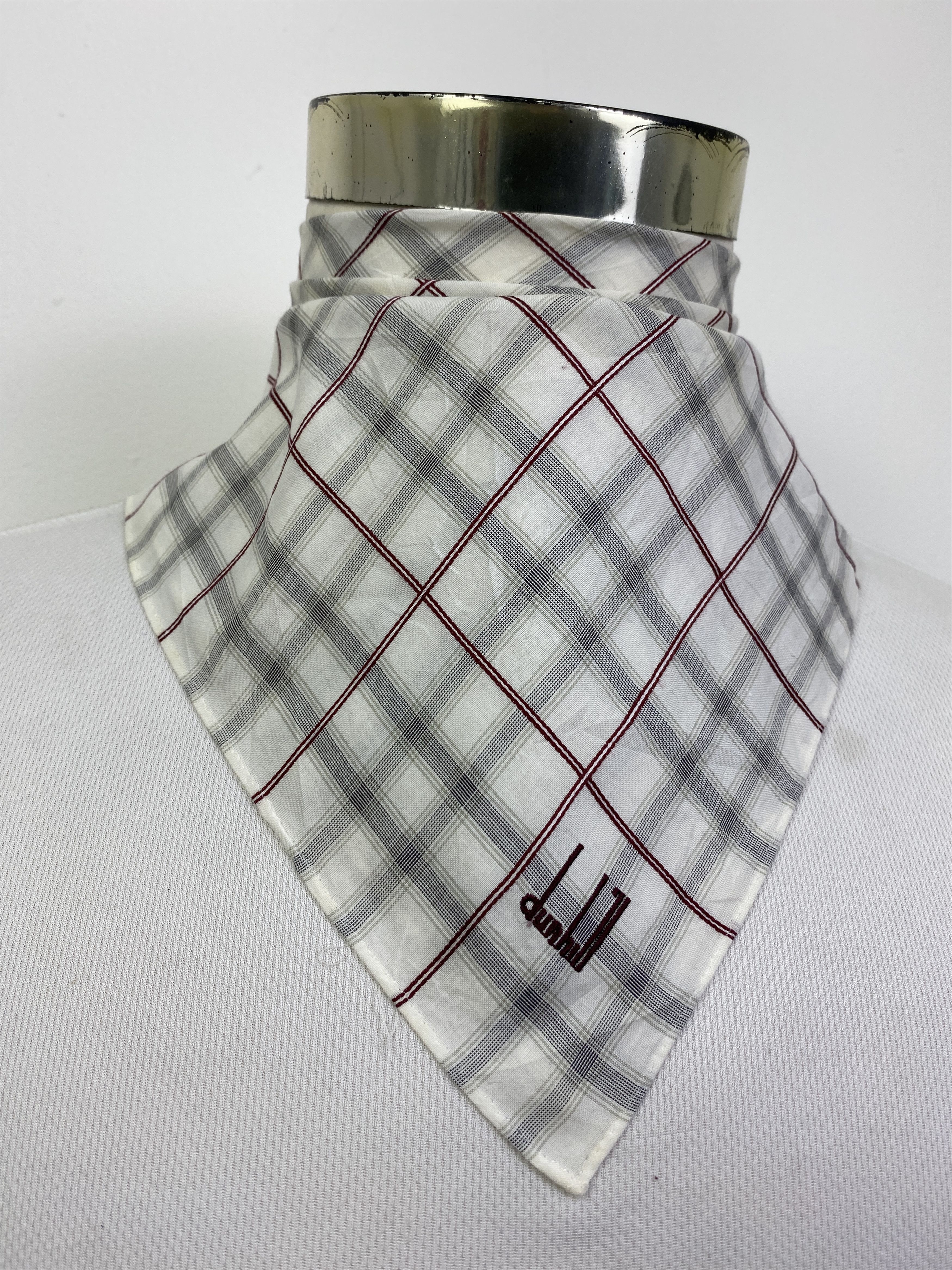 Alfred Dunhill Vintage Dunhill Handkerchief / Neckerchief HKC1047 Size ONE SIZE - 2 Thumbnail