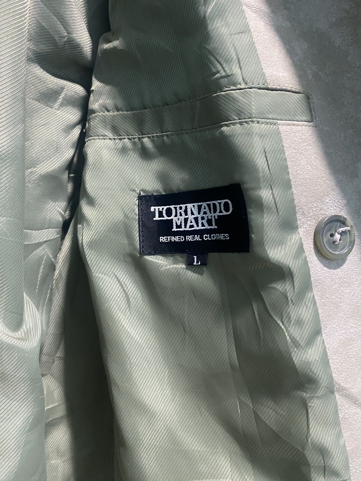 Tornado Mart Tornado Mart Suede Double Breasted Jacket Size US L / EU 52-54 / 3 - 12 Thumbnail