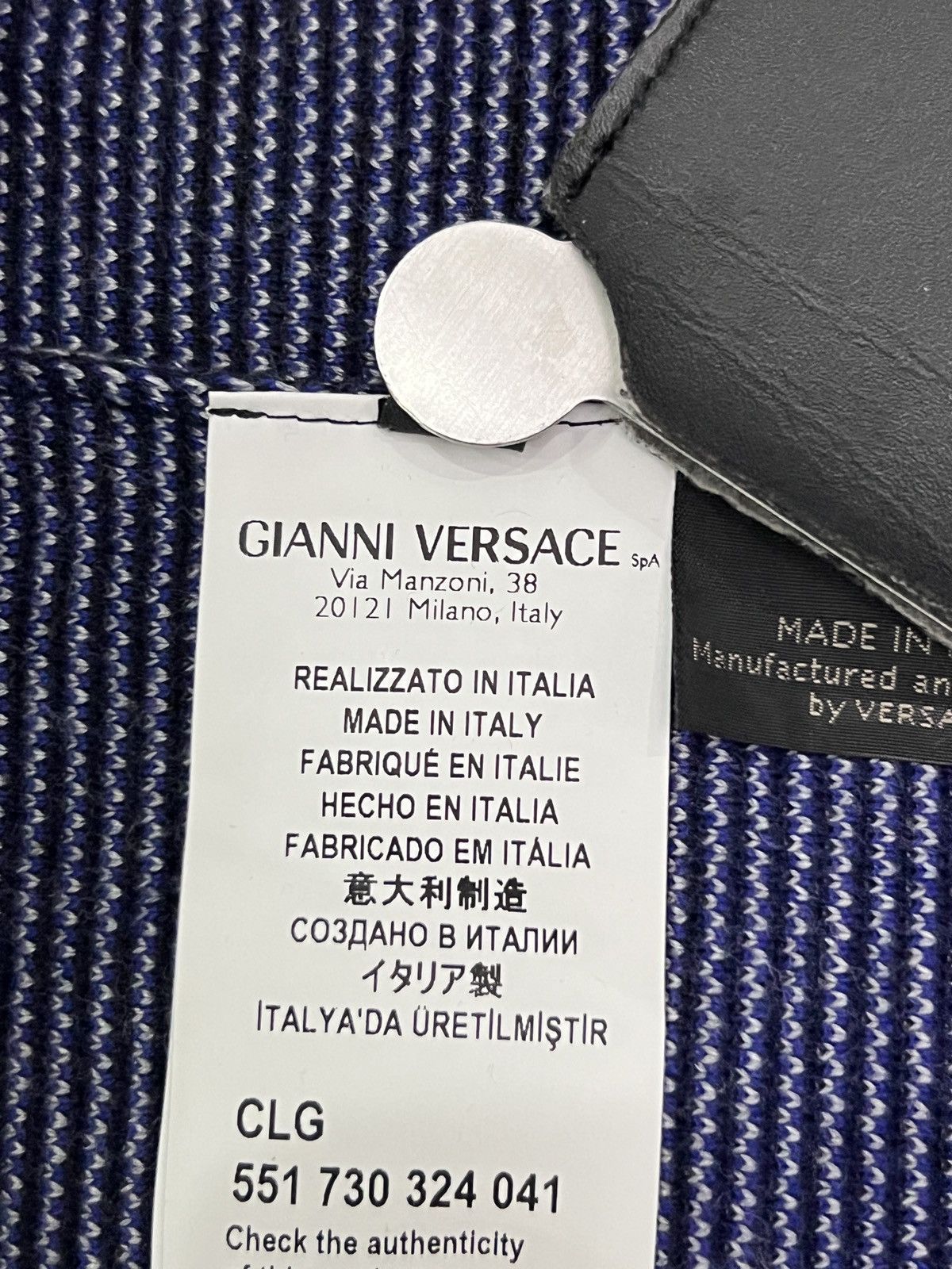 Versace Versace Medusa Knit Sweater Size US XXL / EU 58 / 5 - 18 Thumbnail