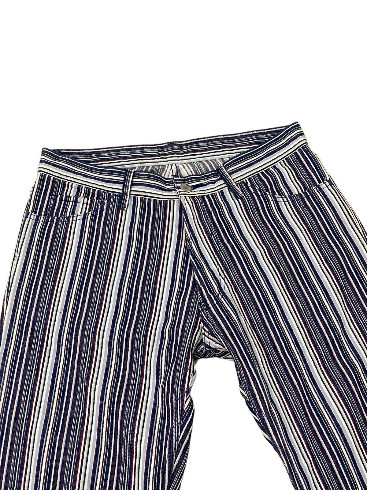 Japanese Brand Striped Jeans Les Vis A Bois Japan Regular Straight 7🟦7 Size US 30 / EU 46 - 8 Thumbnail