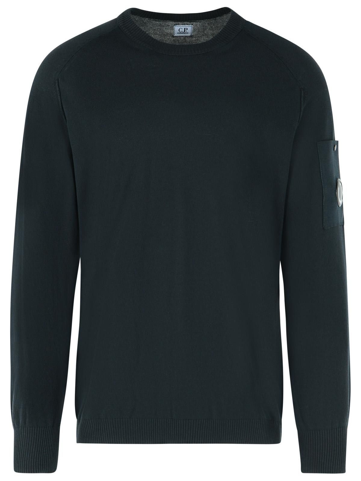 C.P. Company C.P. COMPANY Black Cotton Sweater Size US XL / EU 56 / 4 - 1 Thumbnail