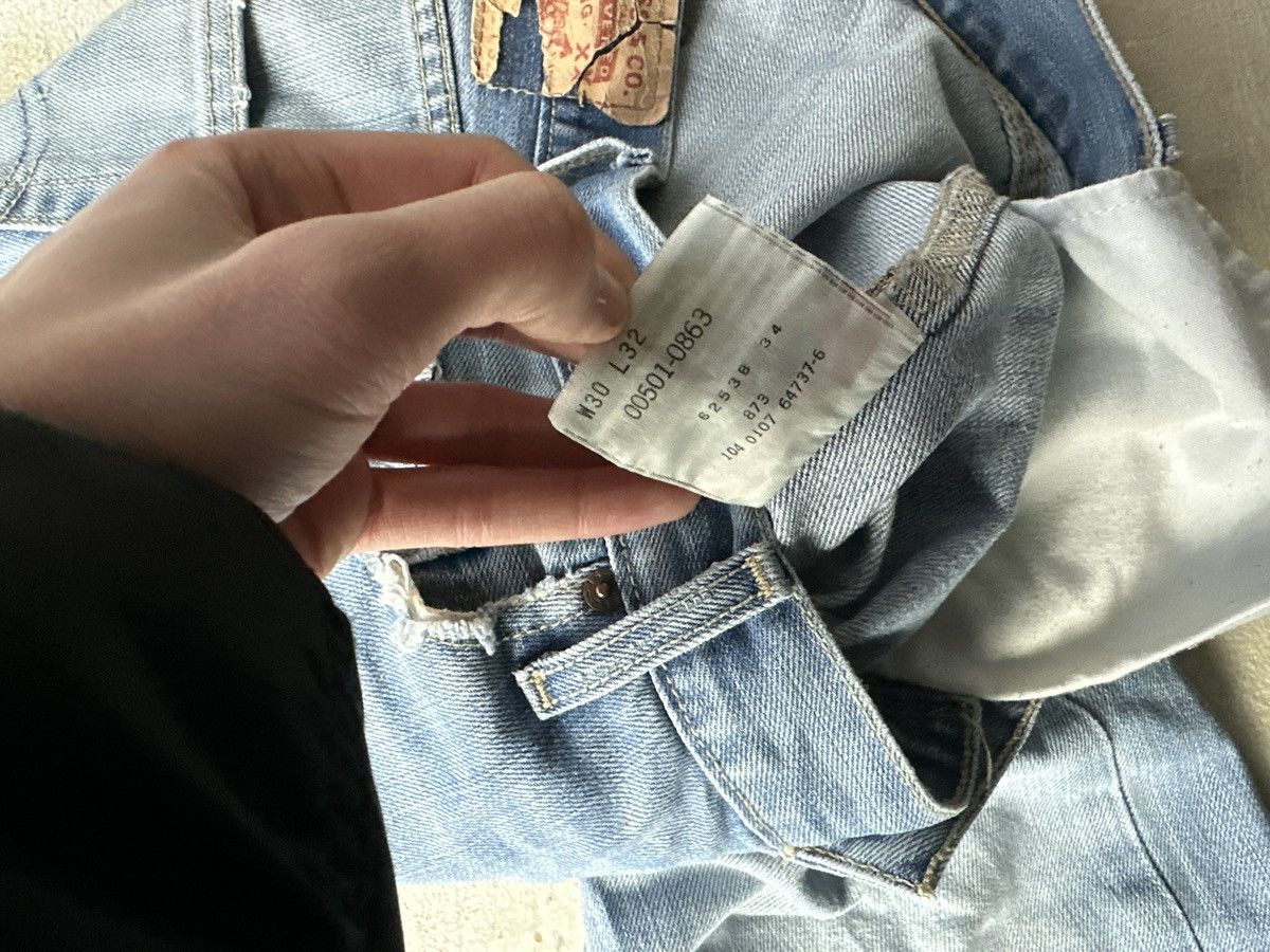 Levi's 🚨Vintage 90s Levis Jeans 00505 Rare Light Wash Denim 505 Size US 30 / EU 46 - 10 Thumbnail