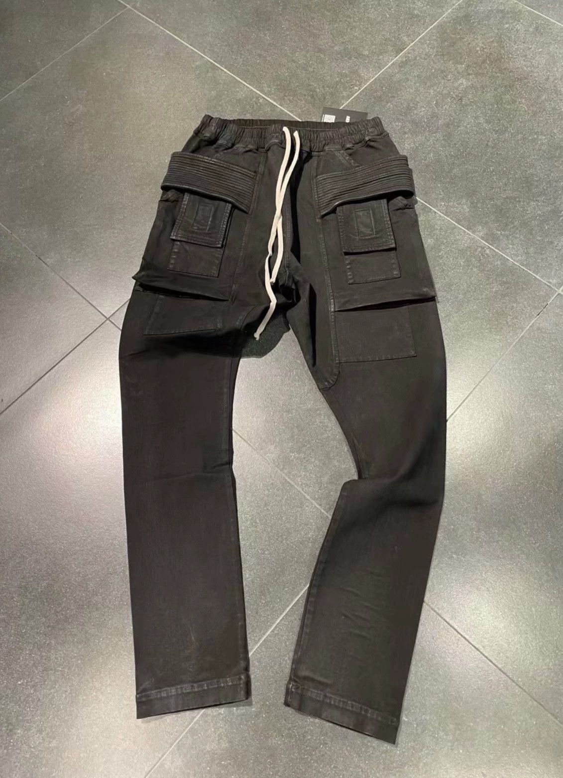 Rick Owens Rick Owens Double-ring SBB wax brush jeans-2508 Size US 30 / EU 46 - 1 Thumbnail