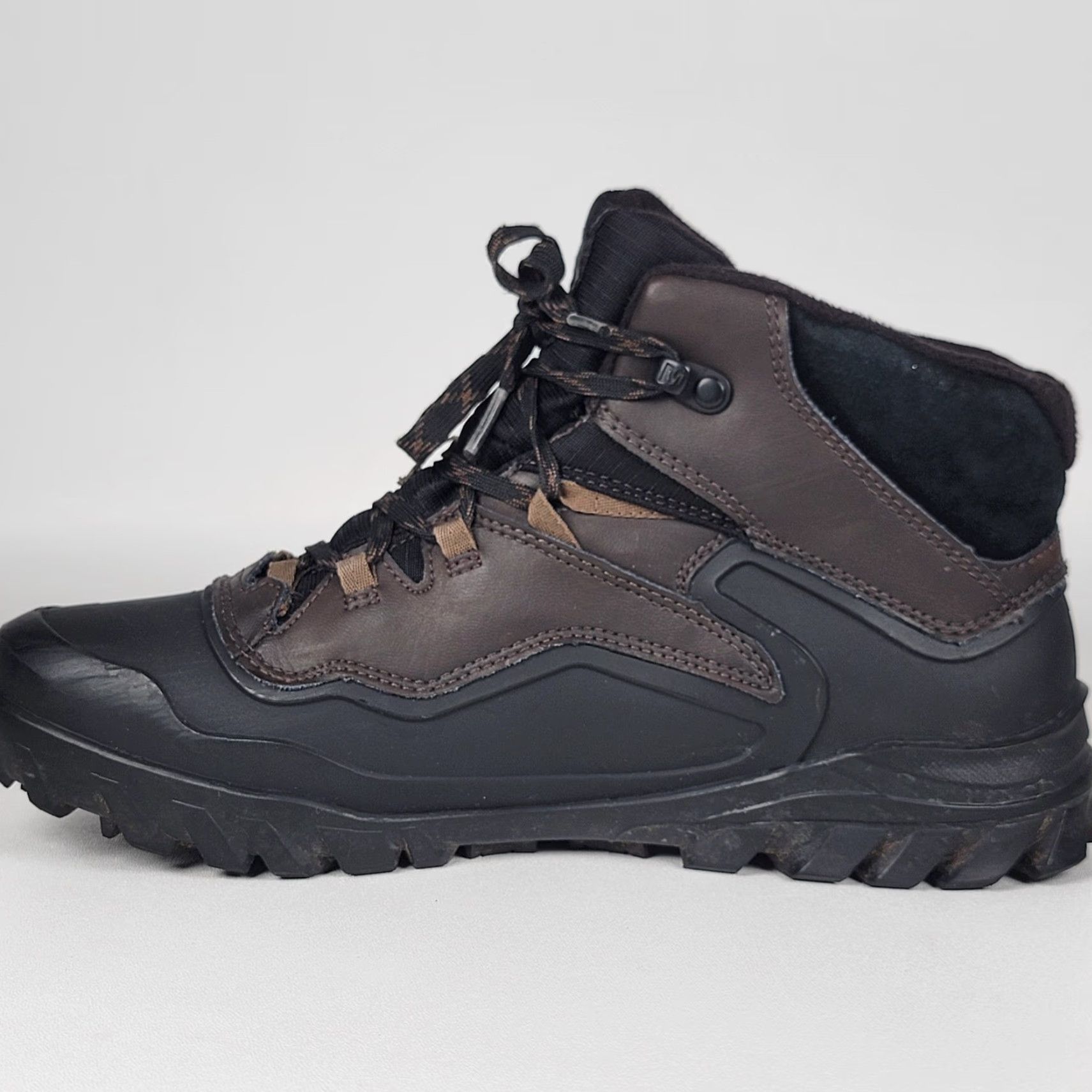 Merrell Merrell Overlook 6 Ice+ Waterproof Snow Boots Men 9.5 M Black/Brown Size US 9 / EU 42 - 4 Thumbnail