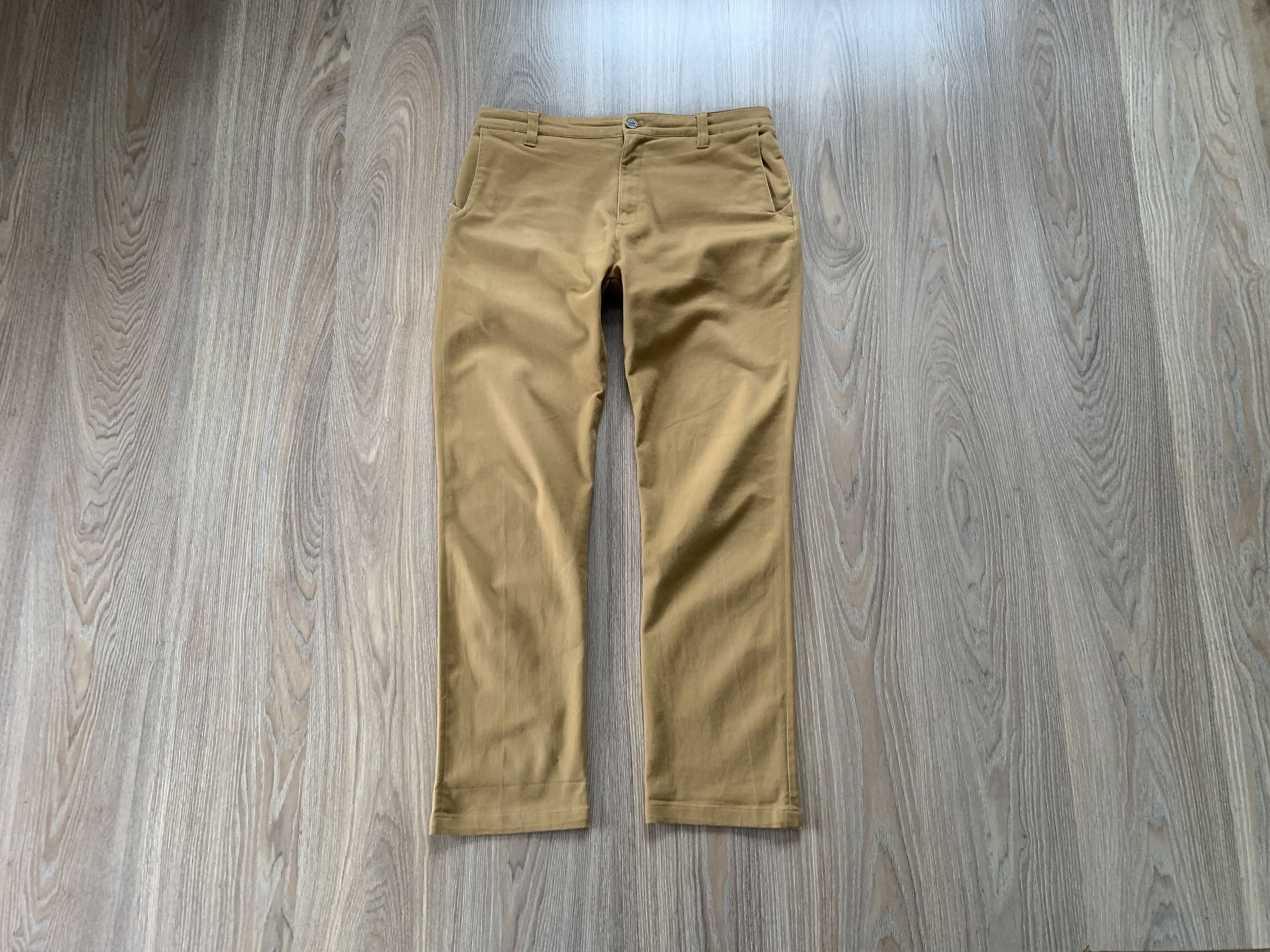 Adidas Adidas Skateboarding Men’s Beige Casual Pants Trousers Size US 31 - 1 Thumbnail