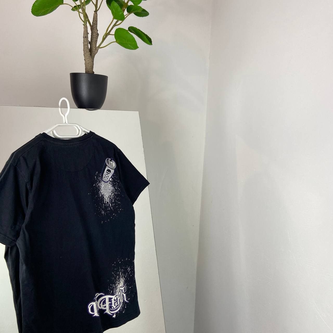 No Fear No Fear Y2K Over Print Black Purple Japanese Style Size US L / EU 52-54 / 3 - 2 Thumbnail