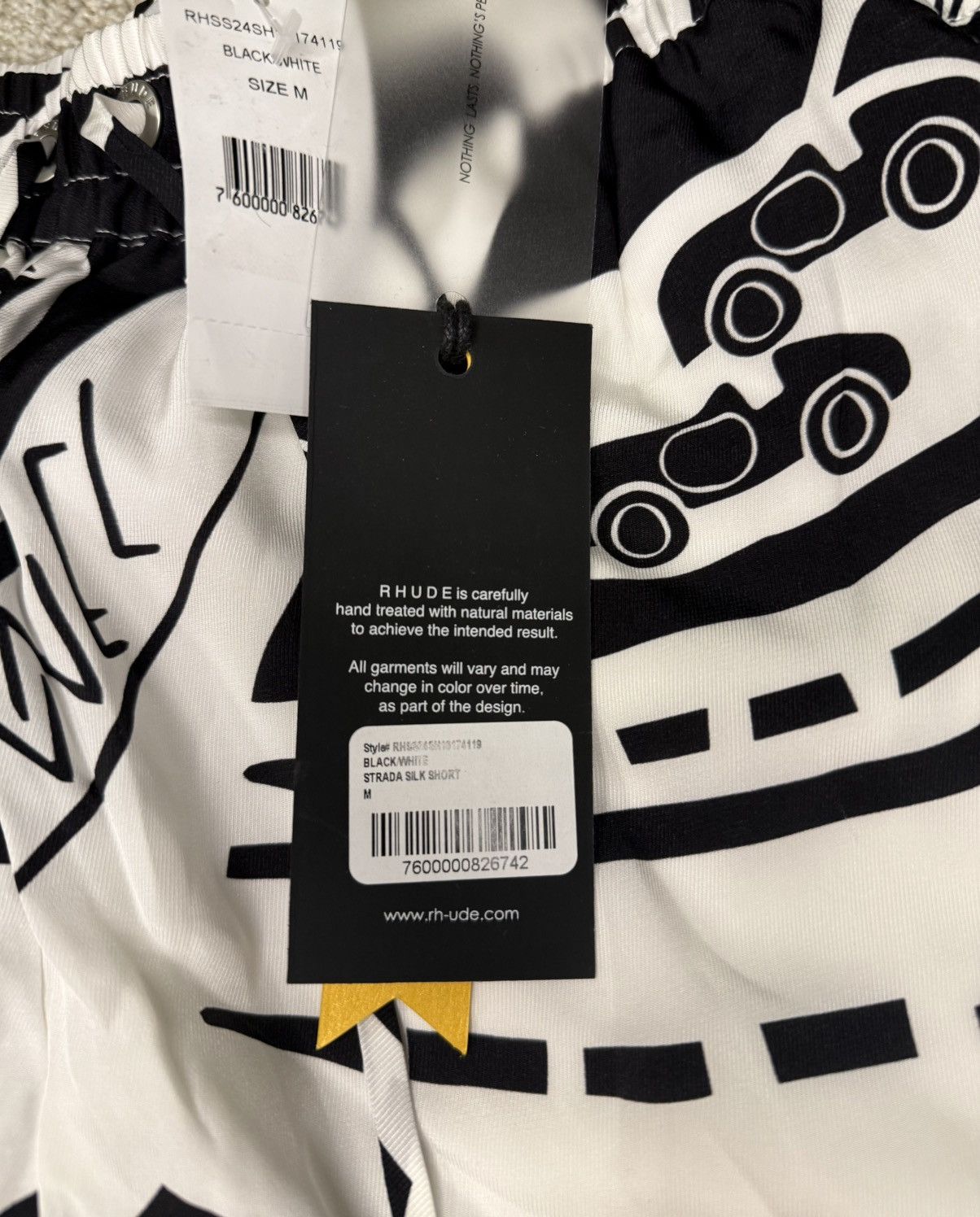 Rhude Rhude Strada Silk Shorts Size US 32 / EU 48 - 6 Thumbnail