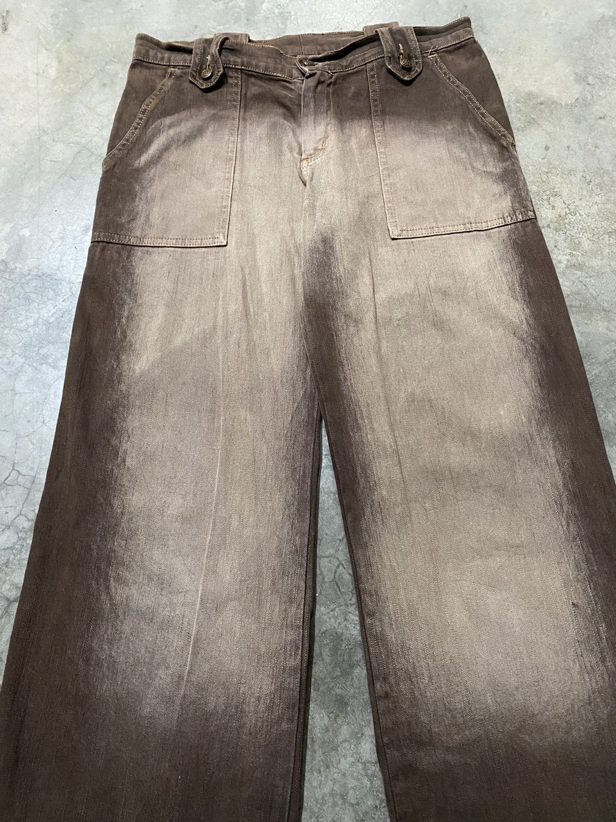 Hysteric Glamour Japanese Crazy Fade Bush Pocket Baggy Jeans 231 Size US 32 / EU 48 - 10 Thumbnail