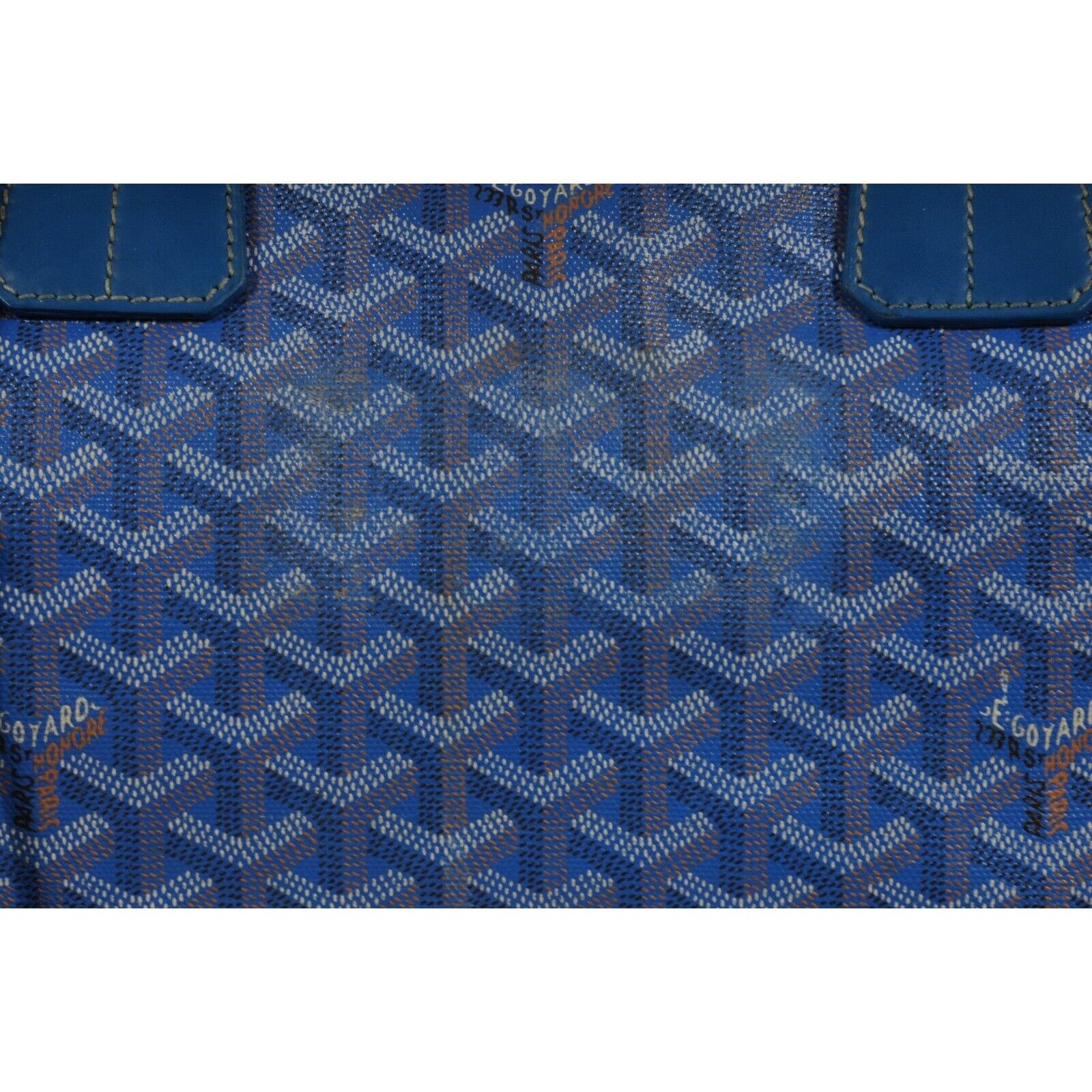 Goyard Victoria GM Blue Crossbody Travel Tote Duffle - 02486 Size ONE SIZE - 11 Thumbnail