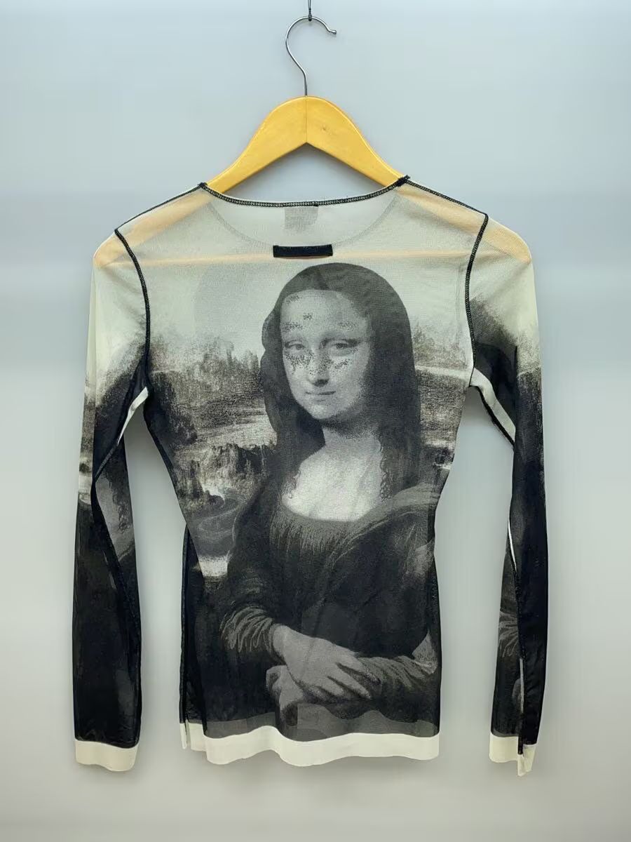 Jean Paul Gaultier SS95 Mona Lisa Mesh Tattoo Top Size S / US 4 / IT 40 - 2 Thumbnail
