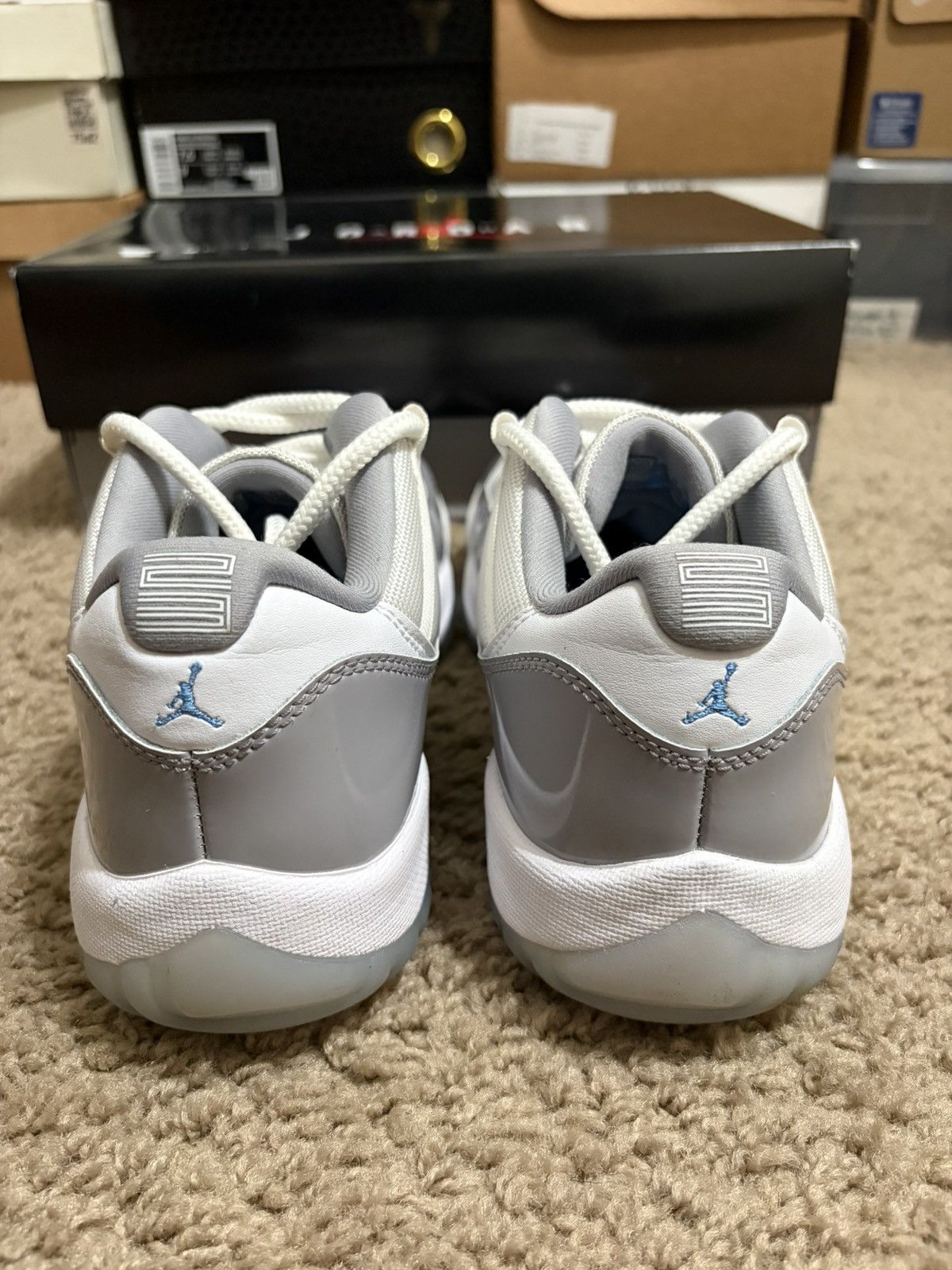 Jordan Brand Size 8 - Jordan 11 Low Cement Grey (AV2187-140) Size US 8 / EU 41 - 4 Thumbnail
