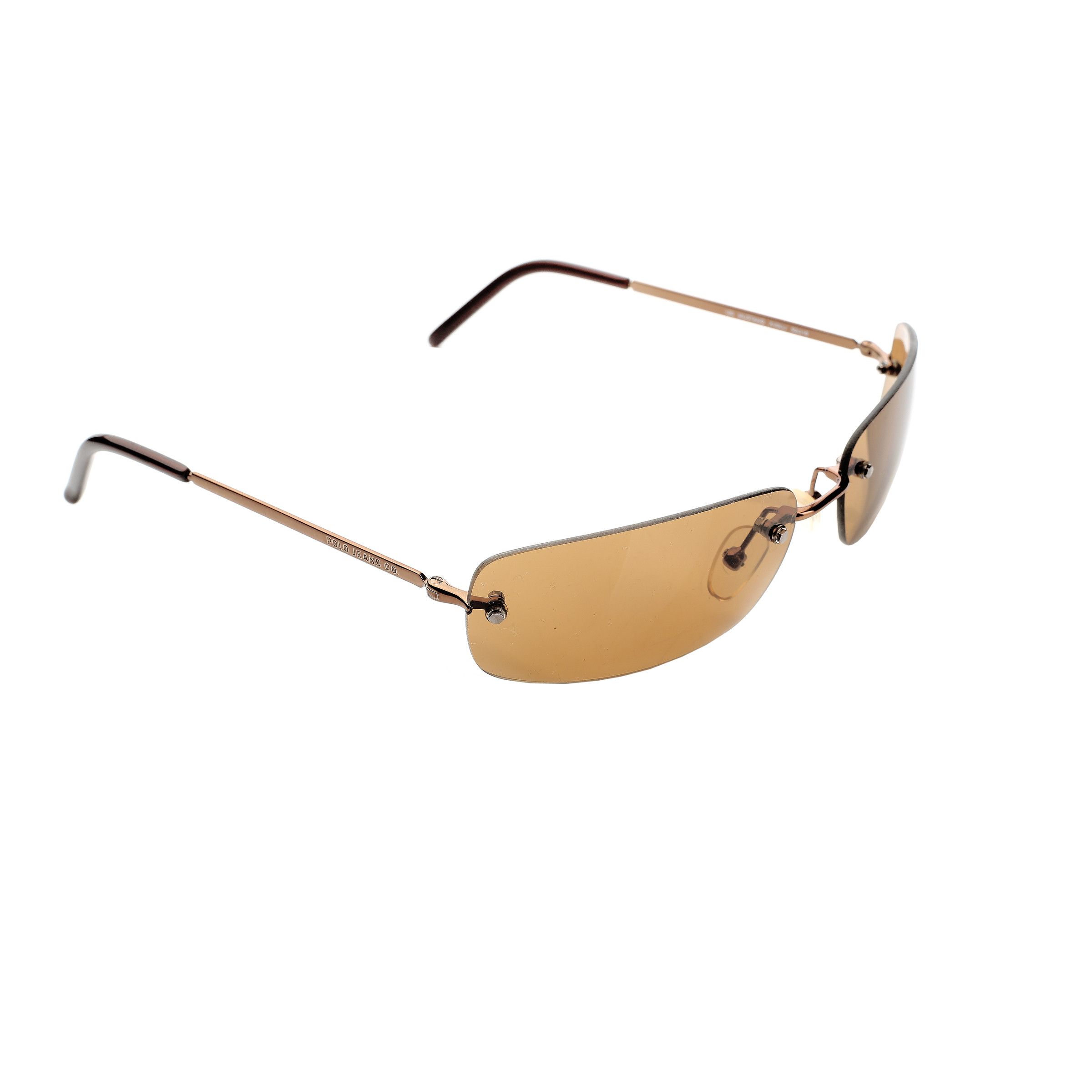 Polo Ralph Lauren Ralph Lauren Polo Jeans Co. '90s Rimless Brown Sunglasses Size ONE SIZE - 1 Thumbnail