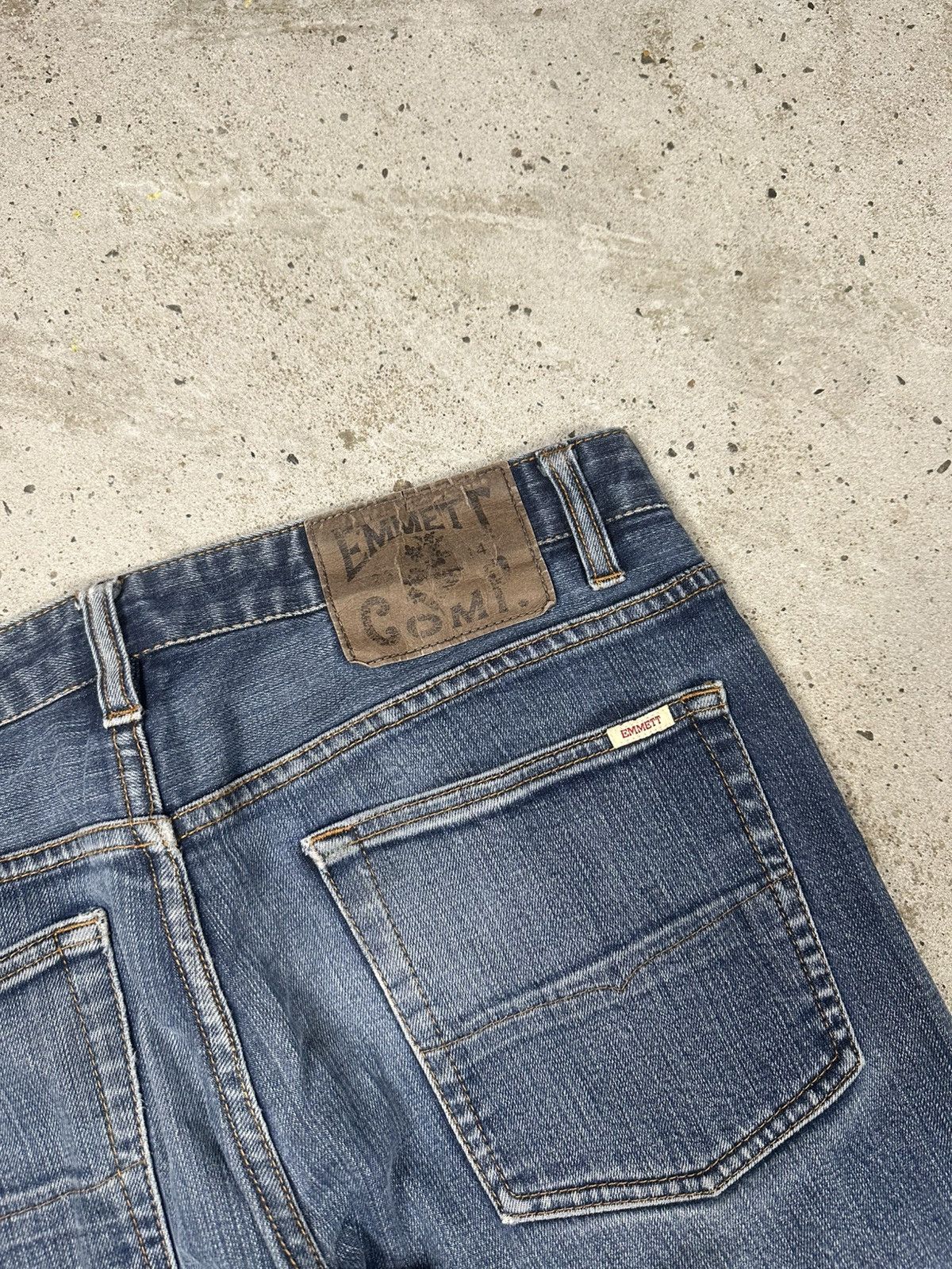 Emmett × Japanese Brand × Vintage Vintage Y2K Emmett Selvedge Joe Indigo Denim Pants Jeans Size US 33 - 20 Thumbnail