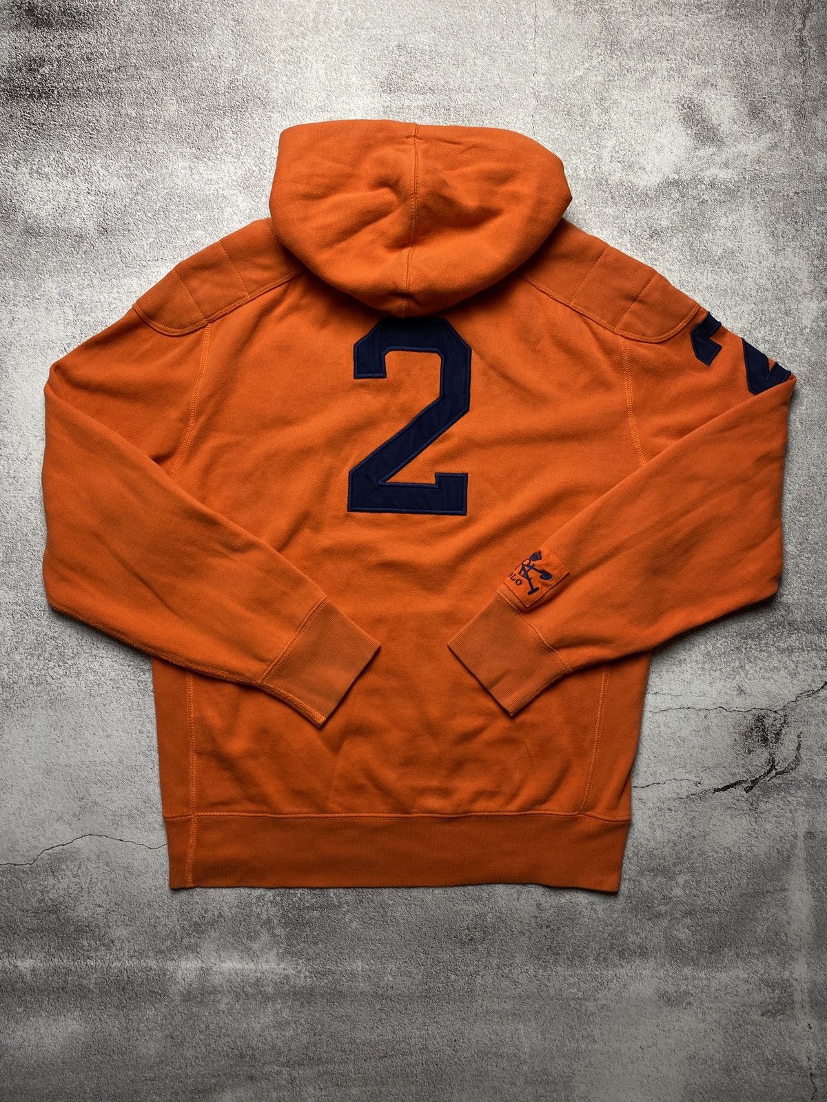 Polo Ralph Lauren Polo Ralph Lauren orange vintage hoodie big logo sweatshirt Size US M / EU 48-50 / 2 - 8 Thumbnail