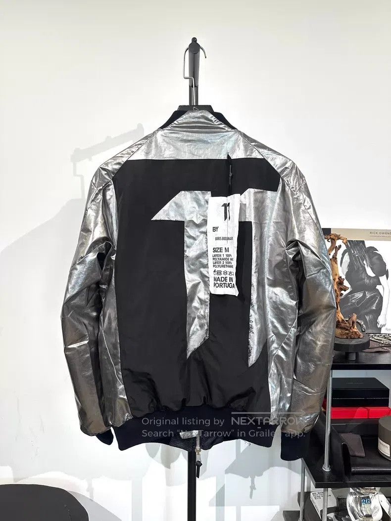 Boris Bidjan Saberi Boris Bidjan Saberi Reversible silver coated jacket with b Size US M / EU 48-50 / 2 - 1 Thumbnail