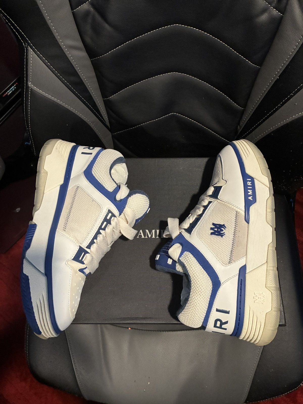 Amiri Amiri ma-1 white/blue Size US 10 / EU 43 - 4 Thumbnail
