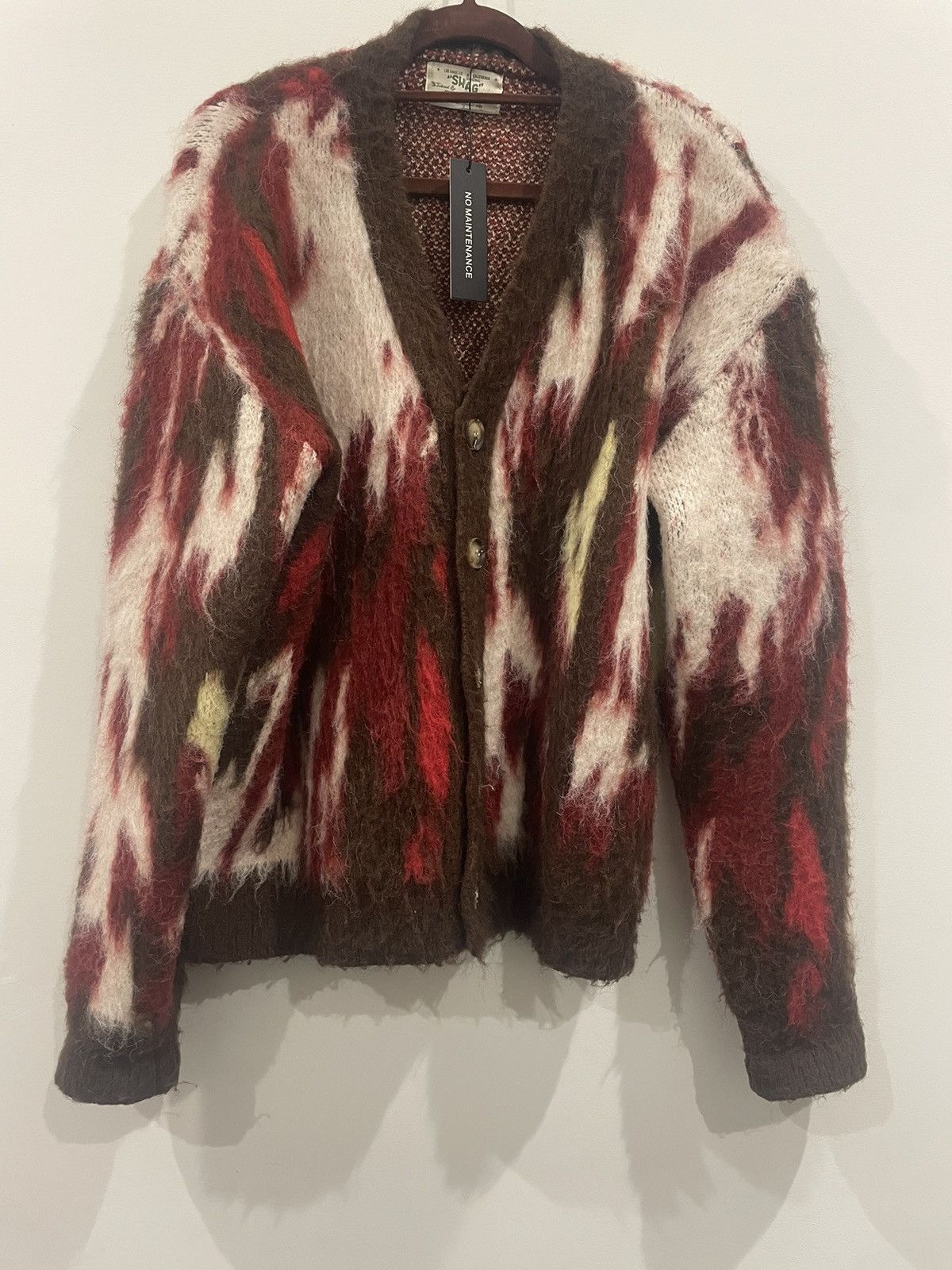 No Maintenance Vintage x Streetwear ‘Still’ Shag Cardigan Size US S / EU 44-46 / 1 - 5 Thumbnail