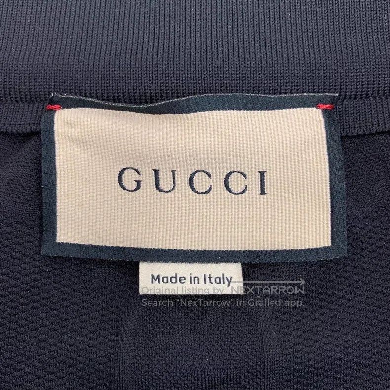 Gucci Gucci SizeS Black logo embossed full-print drawstring casua Size 42" / US 20 - 5 Thumbnail