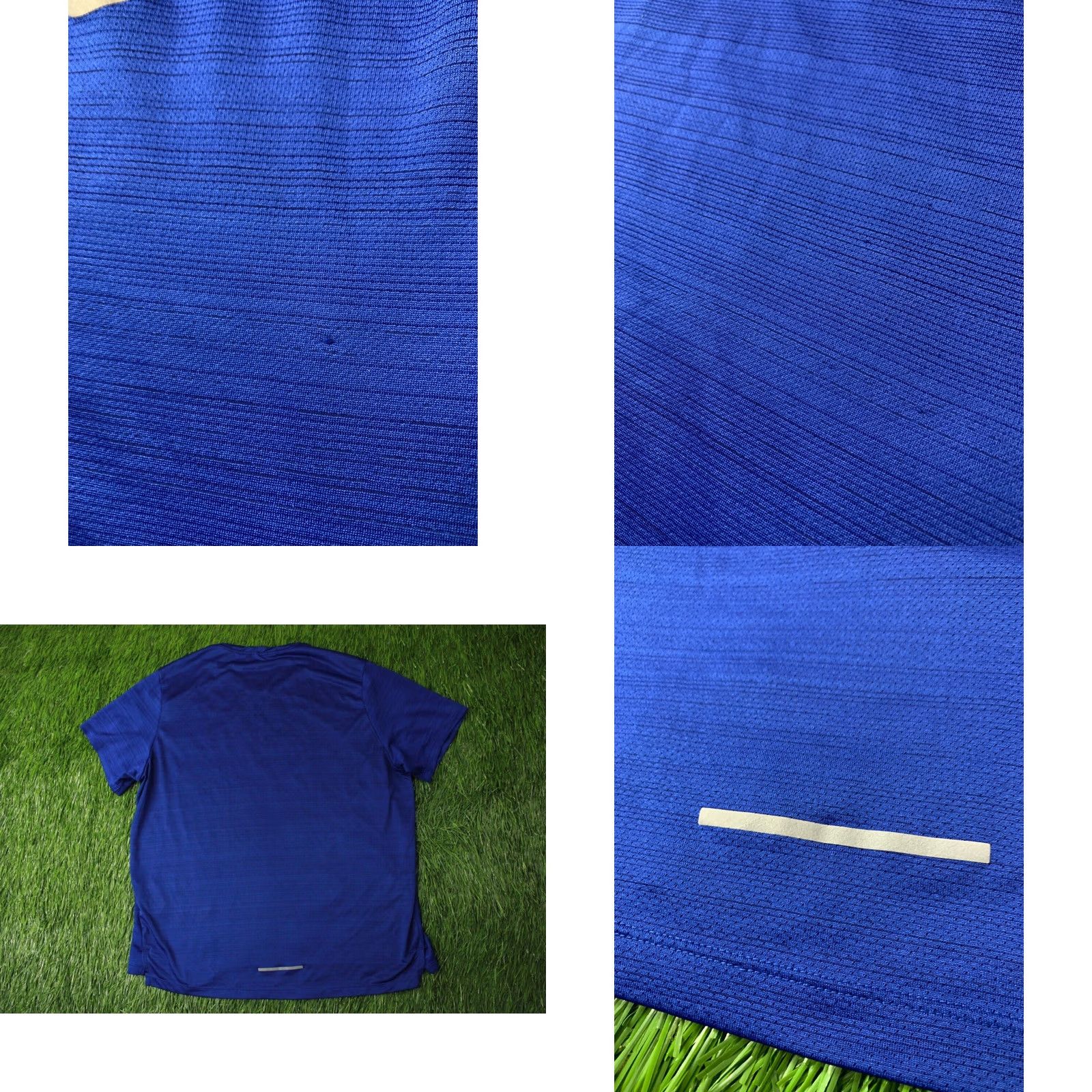 Nike Nike Running T-Shirt Mens L Blue 2021 Dri-FIT Training Shirt Jersey Short Sleeve Crew Neck 100% Polyester Size US L / EU 52-54 / 3 - 8 Thumbnail