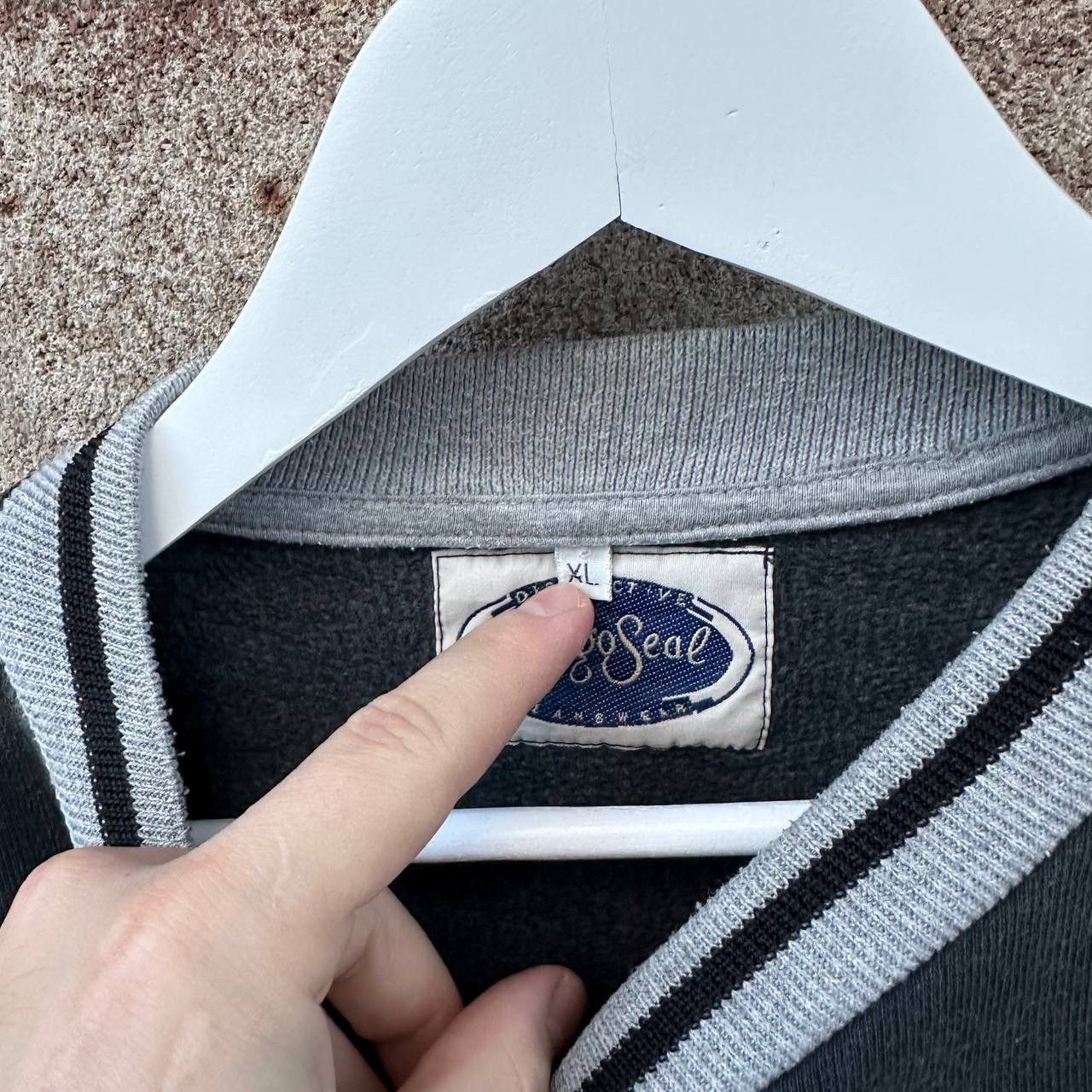 Indigo Vintage Genuine Indigo Jeans Wear Sweatshirt Big Logo 90s Size US XL / EU 56 / 4 - 7 Thumbnail