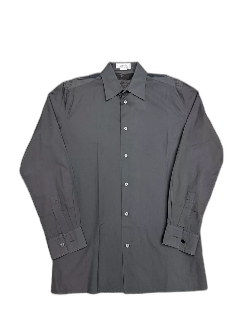 Hermes Hermes Spliced Print Button-Up Shirt Size US M / EU 48-50 / 2 - 1 Thumbnail