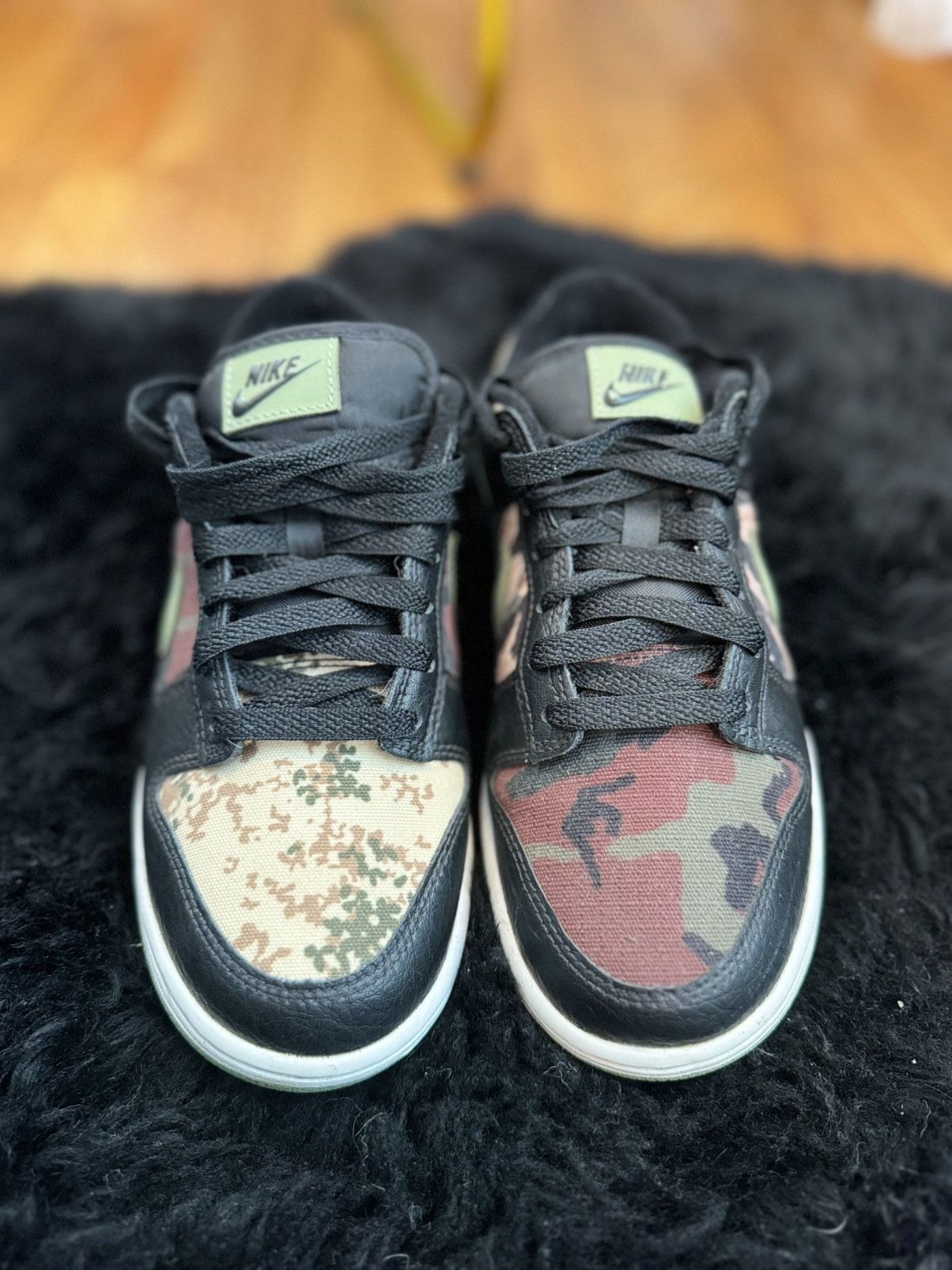 Nike Nike Dunk Low Crazy Camo Size US 6 / EU 39 - 4 Thumbnail