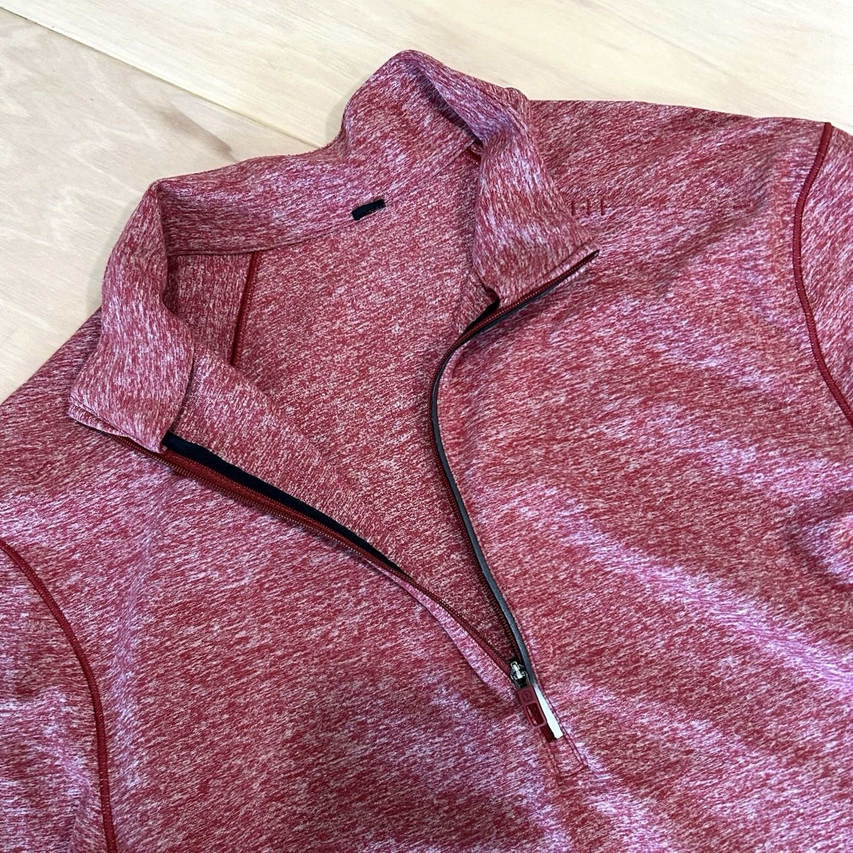 Lululemon Lululemon Surge Warm 1/2 Zip Pullover Red Long Sleeve Men’s Small Size US S / EU 44-46 / 1 - 3 Thumbnail