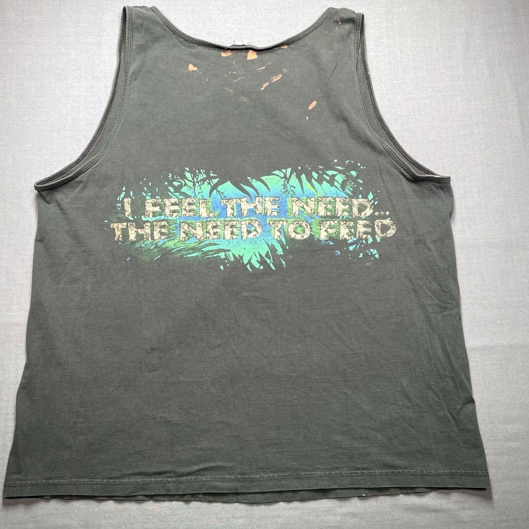 Disney VINTAGE Disney Walt Disney World Countdown To Extinction Tank Top Men’s XL 90s Mickey Mouse Black Cotton T-Shirt Unisex Adults 90s Logo Graphics Size US XL / EU 56 / 4 - 7 Thumbnail