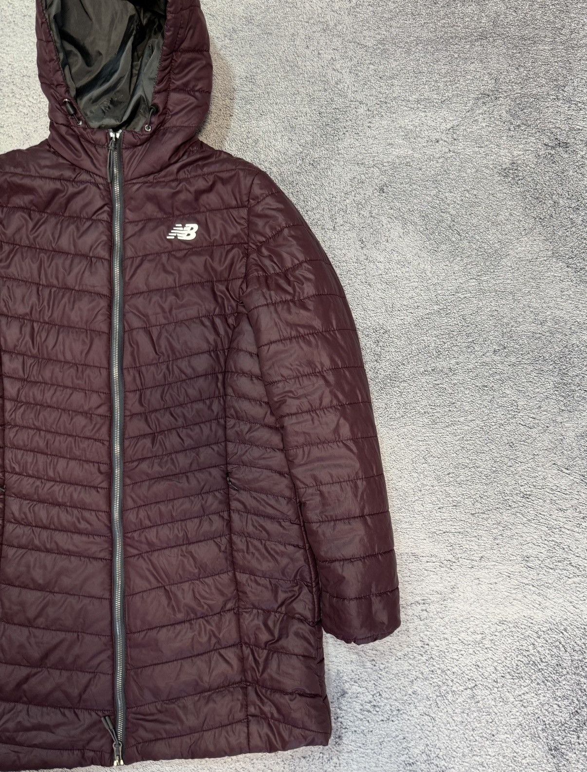 New Balance New Balance Long Puffer Jacket M Hooded Warm Coat Insulated Size M / US 6-8 / IT 42-44 - 3 Thumbnail