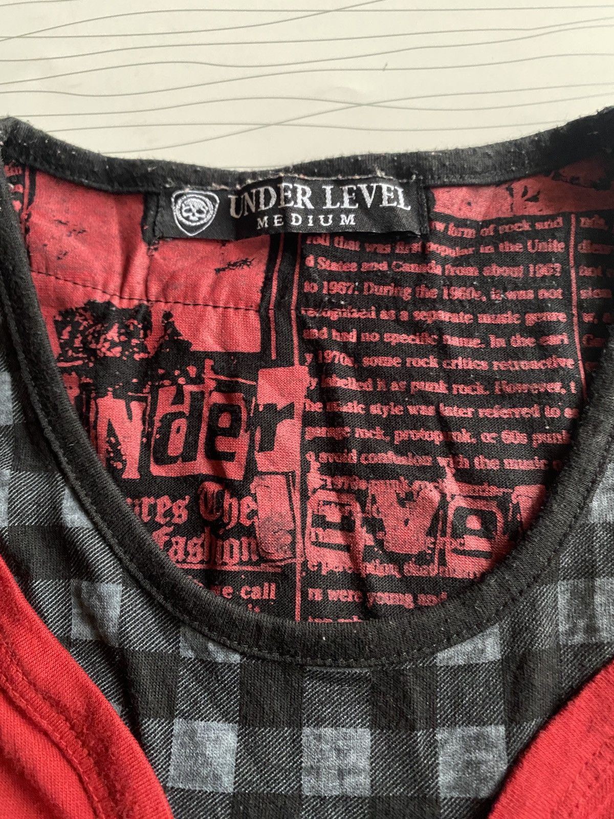 Hysteric Glamour Japanese Under Level Seditionaries Poem Double Layer Tee Size US M / EU 48-50 / 2 - 10 Thumbnail