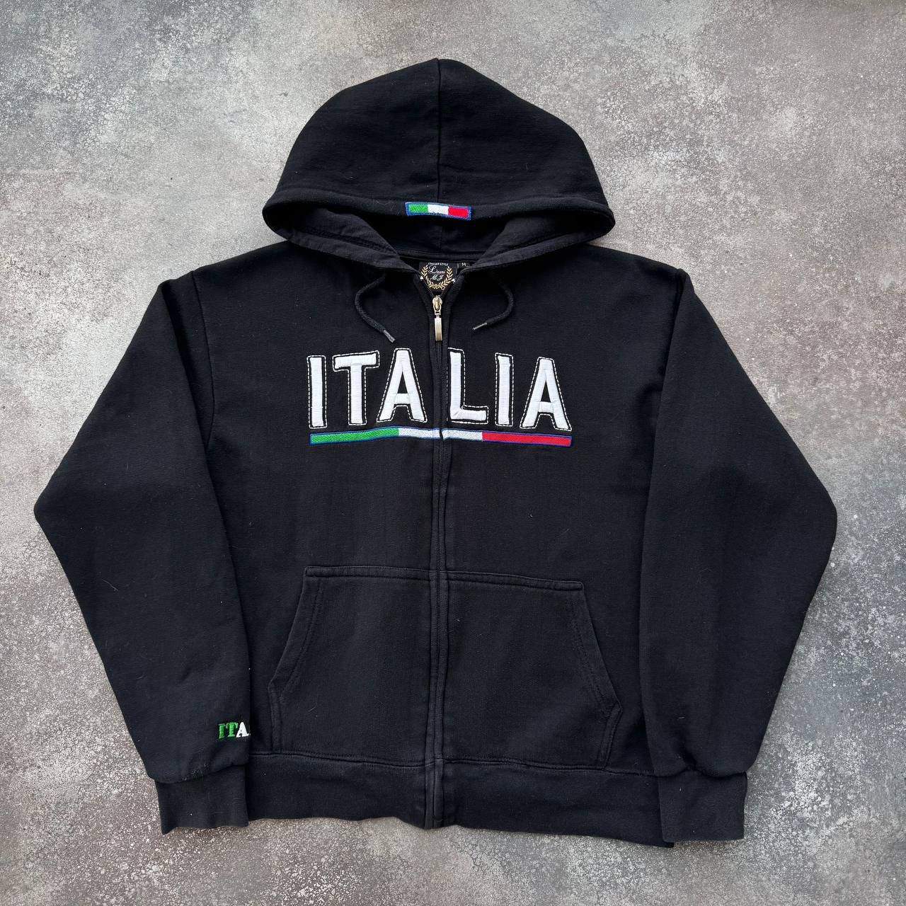 20471120 × Japanese Brand Italia Y2K Vintage Faded Zip Hoodie Size M / US 6-8 / IT 42-44 - 1 Thumbnail