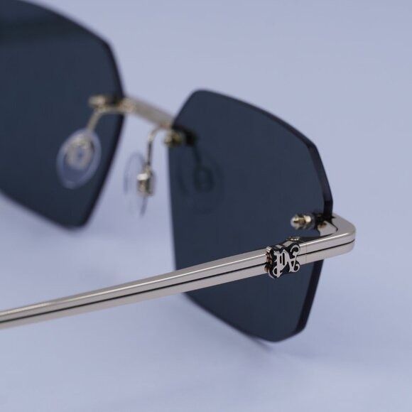 Palm Angels Palm Angels PERI10G QUARTZ 7607 Sunglasses Gold Geometric Size ONE SIZE - 10 Thumbnail