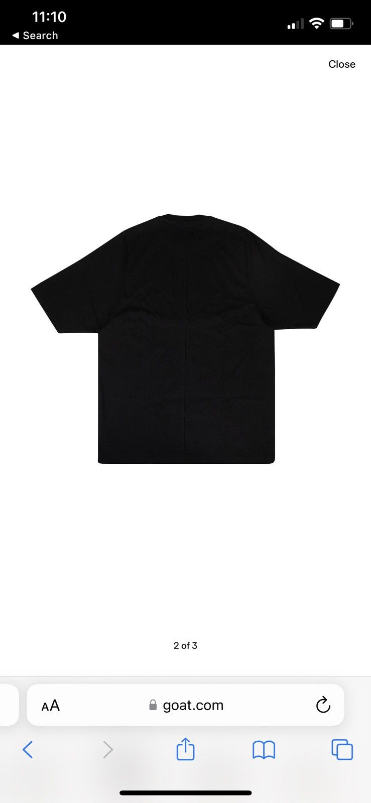 Rick Owens Rick Owens Knit Oversize Long Short-Sleeve T-Shirt 'Black' Size US M / EU 48-50 / 2 - 2 Thumbnail