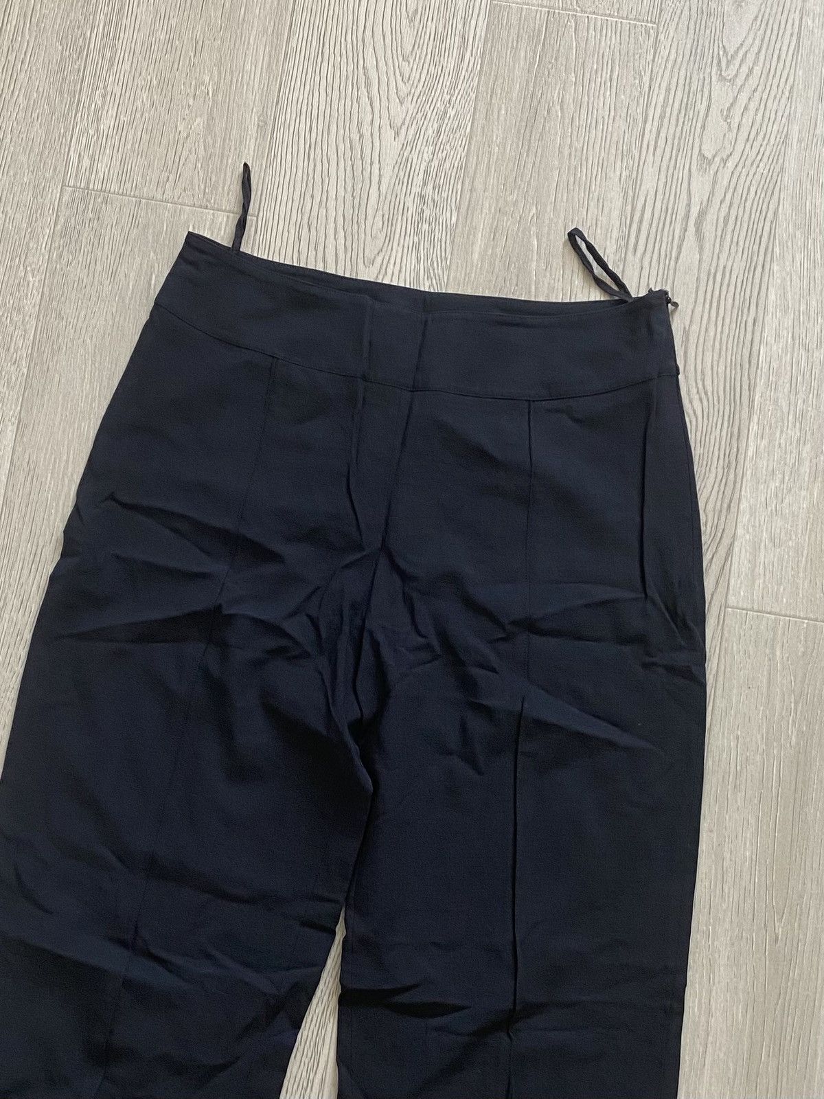 Thierry Mugler Thierry Mugler Zip Tailore Classic Black Trousers pants Size US 32 / EU 48 - 2 Thumbnail