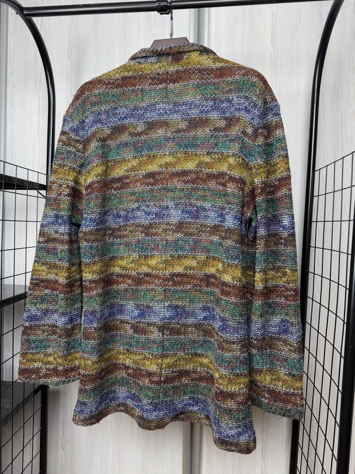 Missoni Missoni made in Italy multicolored knitted blazer cardigan Size US XL / EU 56 / 4 - 7 Thumbnail