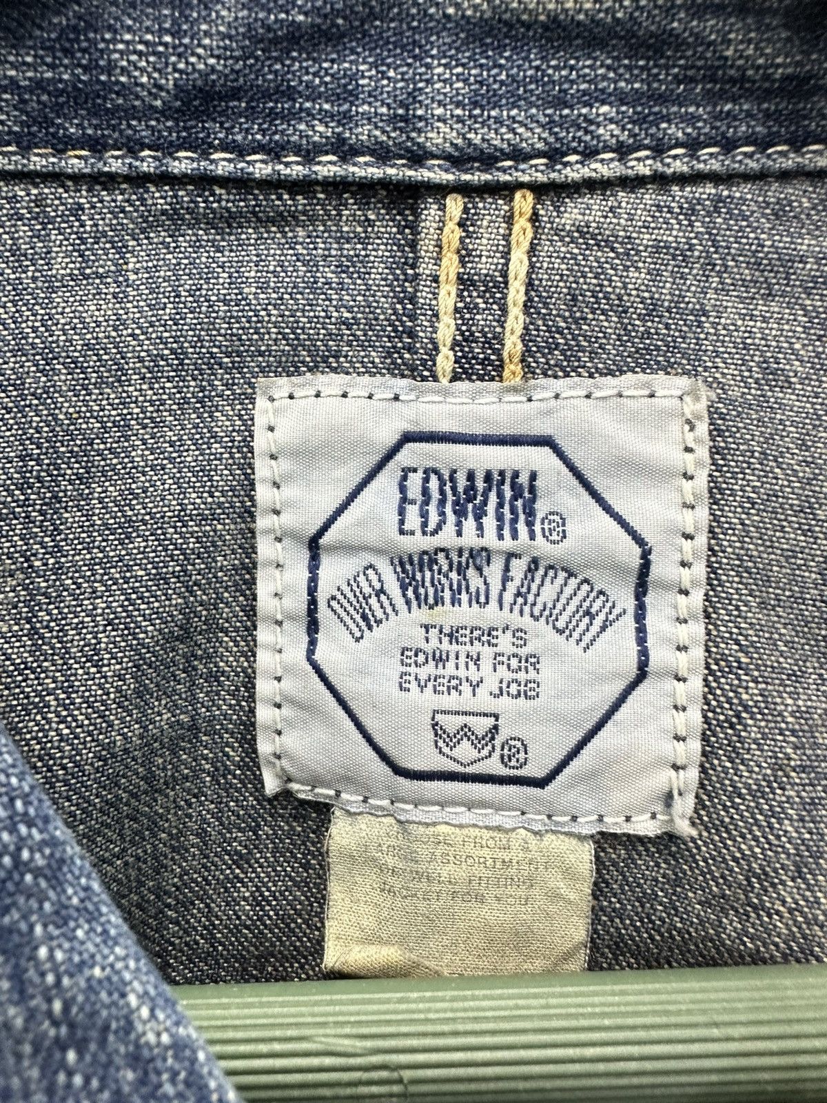Edwin Vintage Edwin Overworks Factory Denim Jacket MJ84 Size US L / EU 52-54 / 3 - 9 Thumbnail