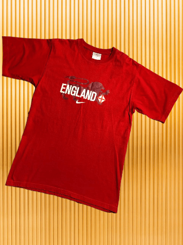 Nike × Vintage 80s Vintage Nike Big Logo Swoosh T-Shirt Tee Size US M / EU 48-50 / 2 - 1 Thumbnail