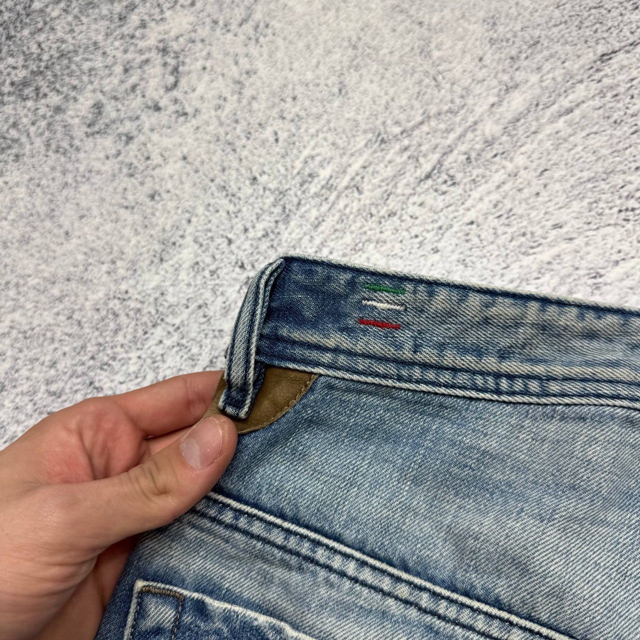 Diesel Diesel Industry Baggy Faded Big Logo Denim Jeans Mens 33 Size US 33 - 16 Thumbnail