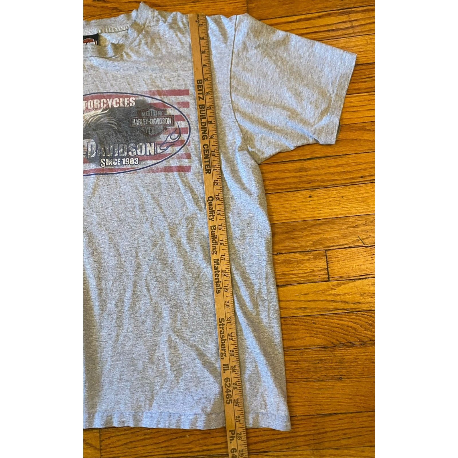 Harley Davidson Harley Davidson MN T Shirt 2 American Flag Eagles Men’s XL Size US XL / EU 56 / 4 - 7 Thumbnail