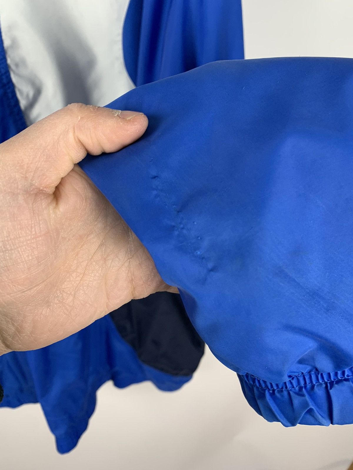 Vintage Nike Vintage Retro Nylon Jacket Big Logo Swoosh Zip 90’s Size US XL / EU 56 / 4 - 13 Thumbnail
