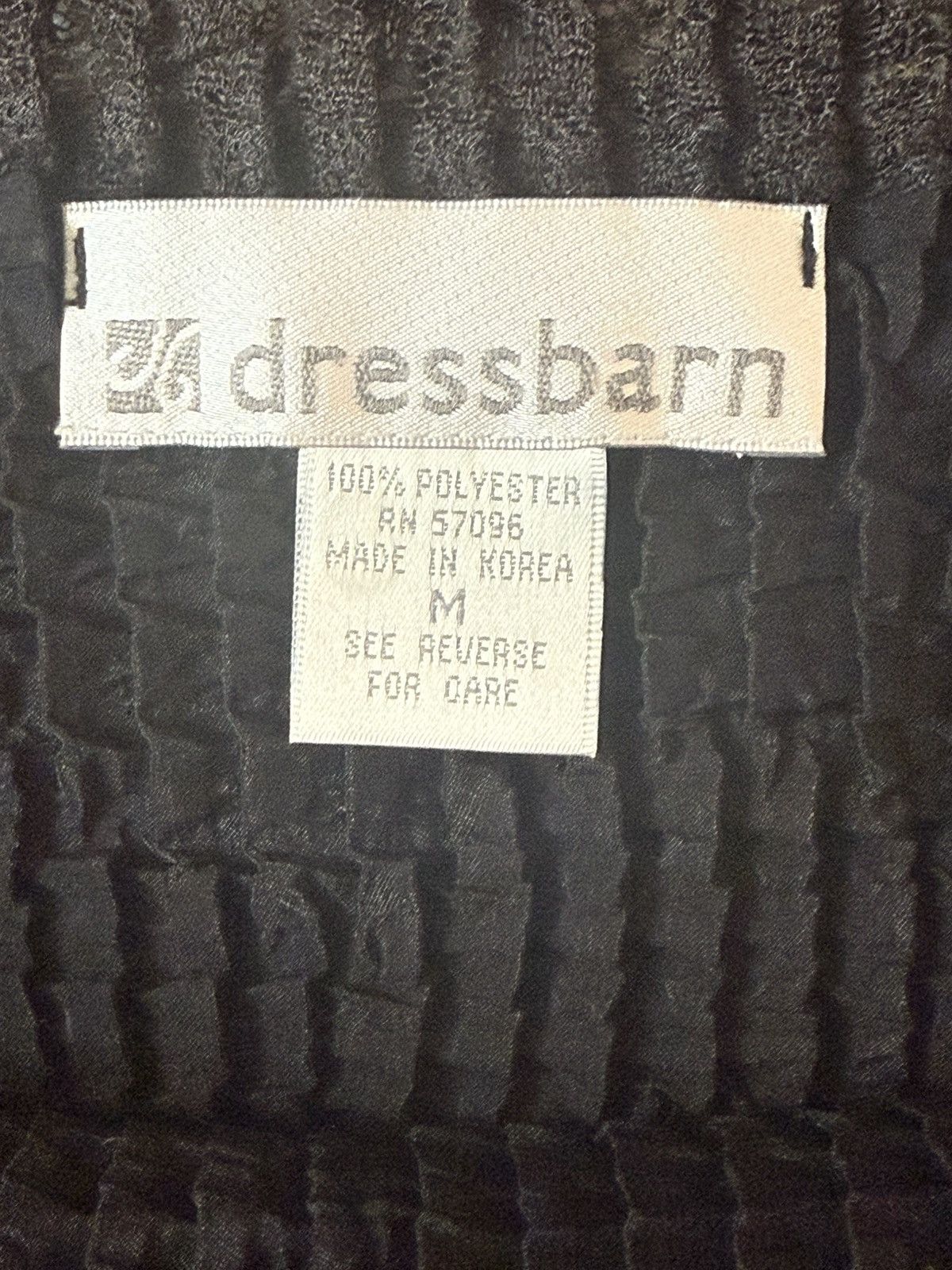 Other Dressbarn Vintage Y2K Crinkle Top, Size M, Short Sleeve Size M / US 6-8 / IT 42-44 - 7 Thumbnail