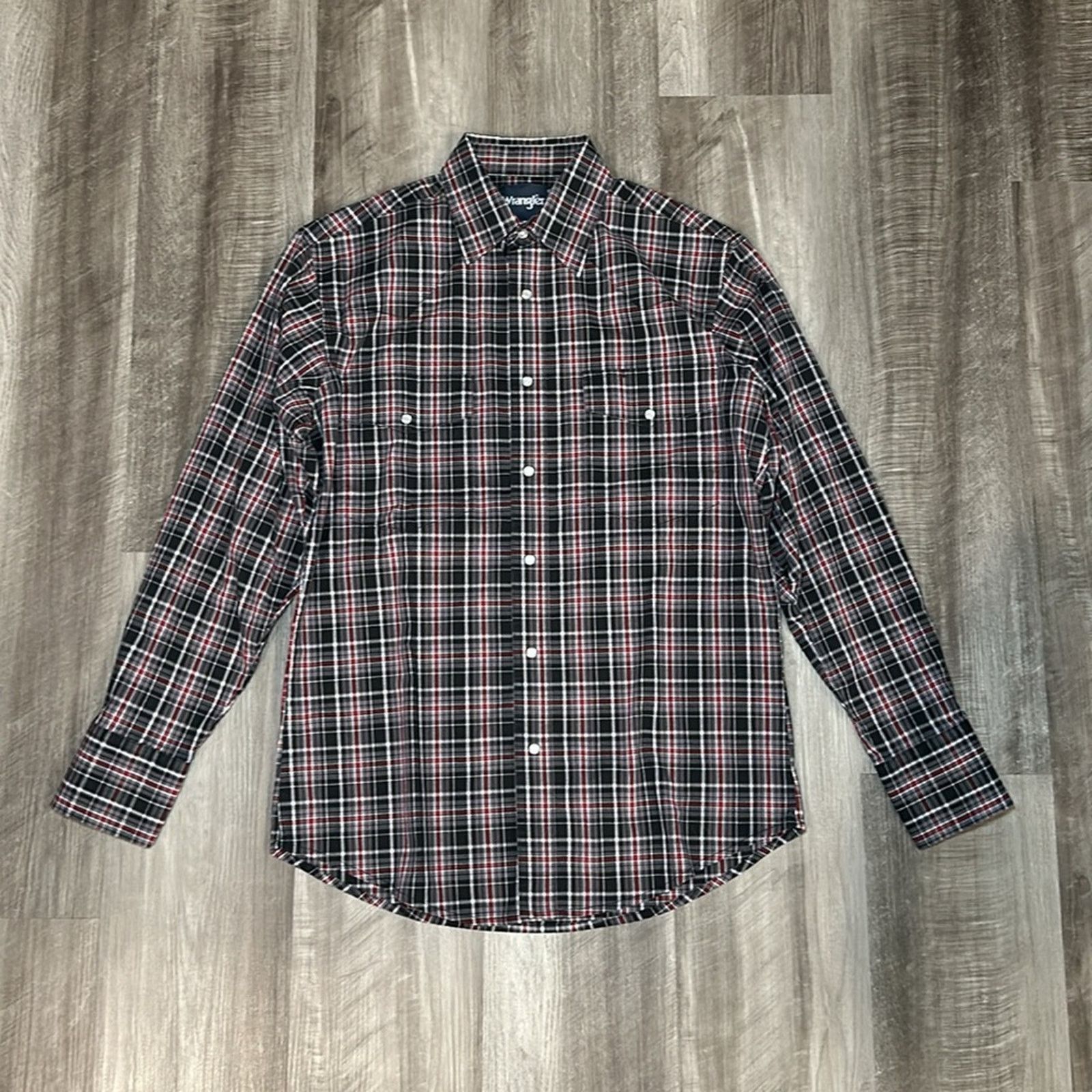 Wrangler Wrangler Western Long Sleeve Pearl Snap Button - Medium Size US M / EU 48-50 / 2 - 2 Thumbnail